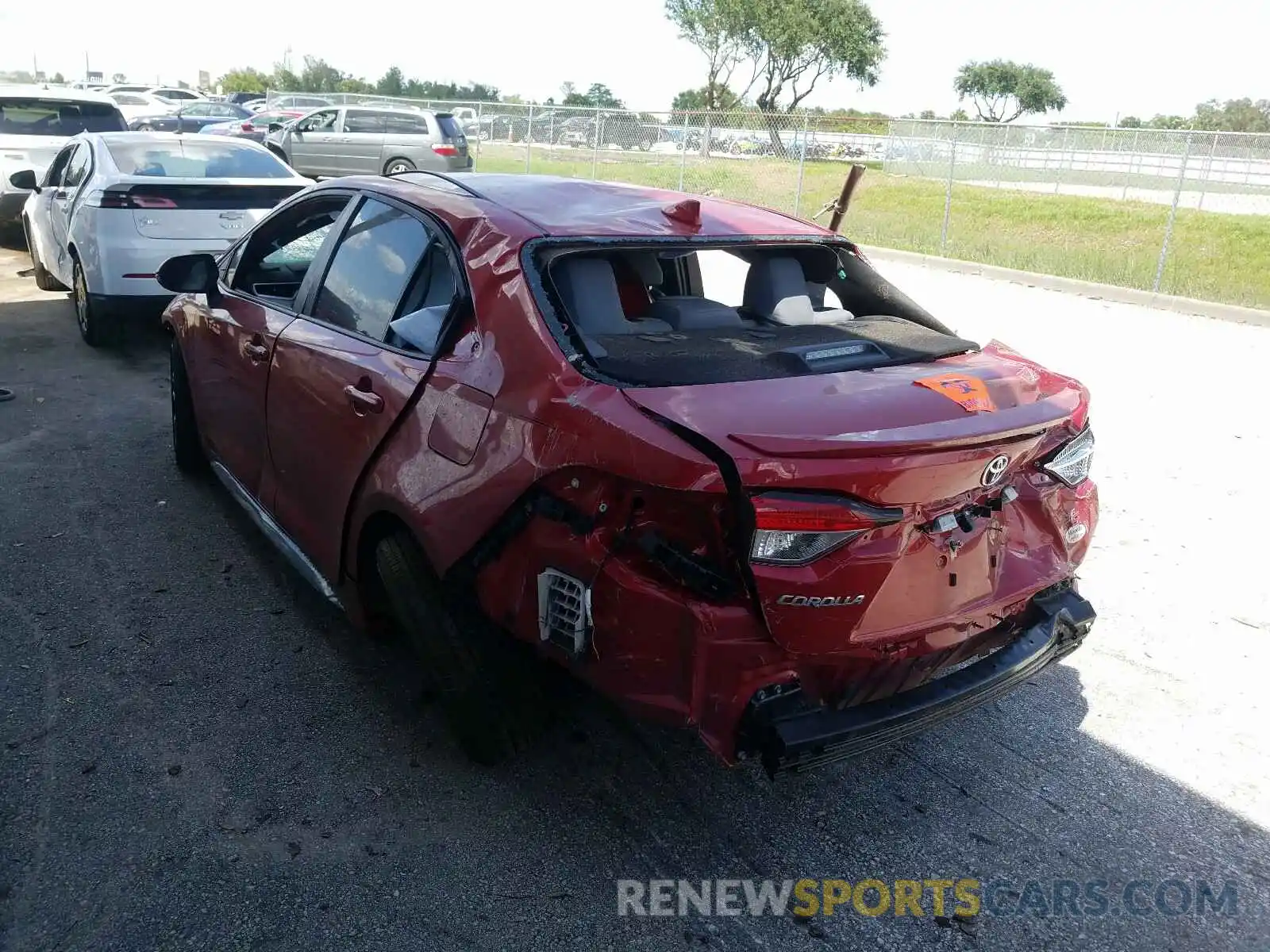 3 Photograph of a damaged car JTDS4RCEXLJ042408 TOYOTA COROLLA 2020