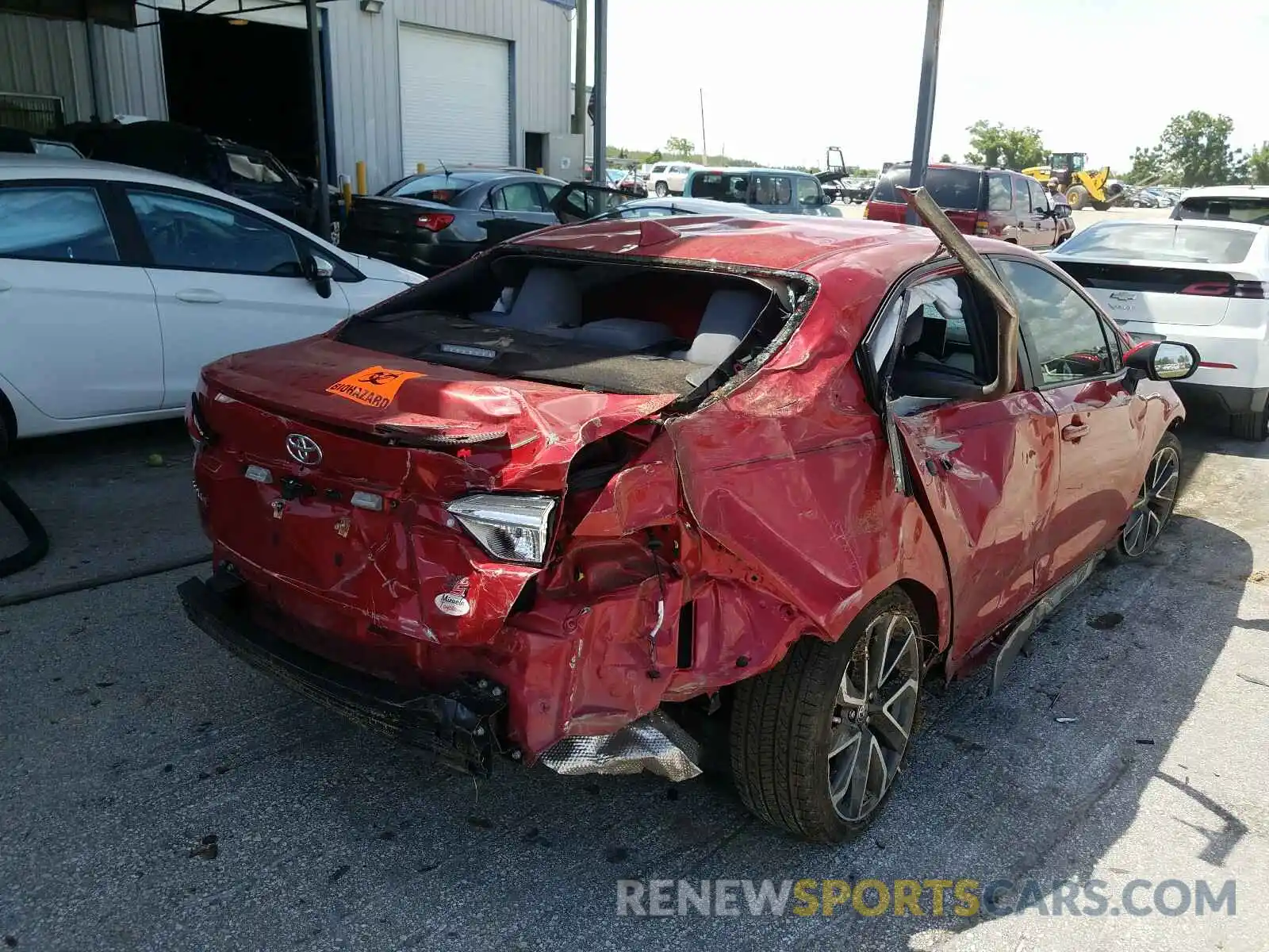 4 Photograph of a damaged car JTDS4RCEXLJ042408 TOYOTA COROLLA 2020