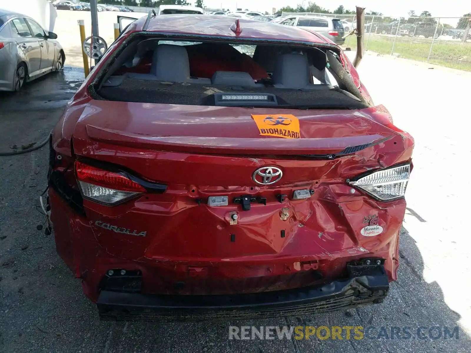 9 Photograph of a damaged car JTDS4RCEXLJ042408 TOYOTA COROLLA 2020