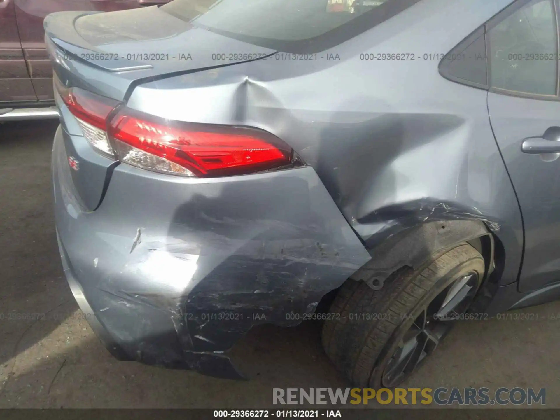 6 Photograph of a damaged car JTDS4RCEXLJ042781 TOYOTA COROLLA 2020
