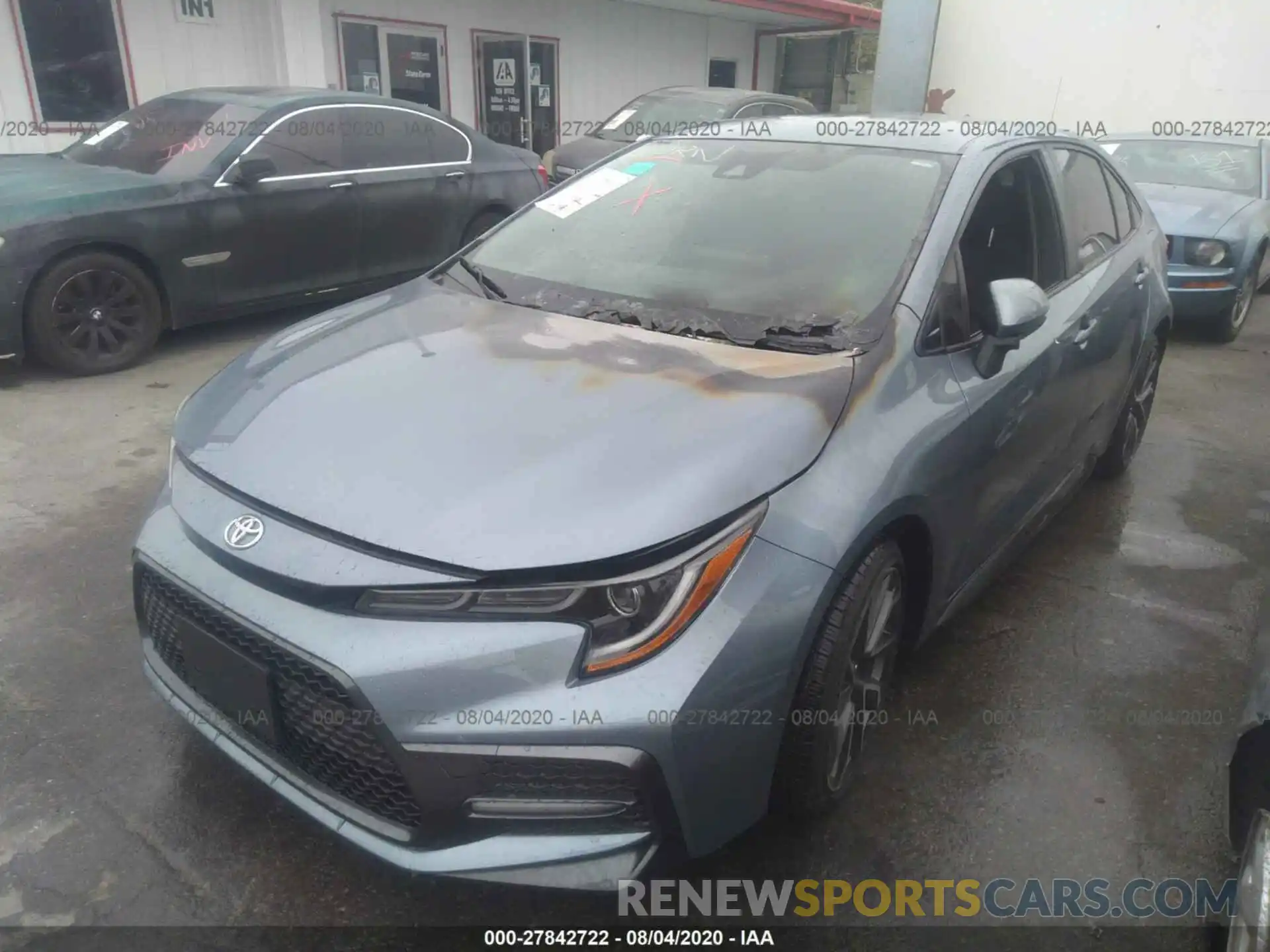 2 Photograph of a damaged car JTDS4RCEXLJ043056 TOYOTA COROLLA 2020