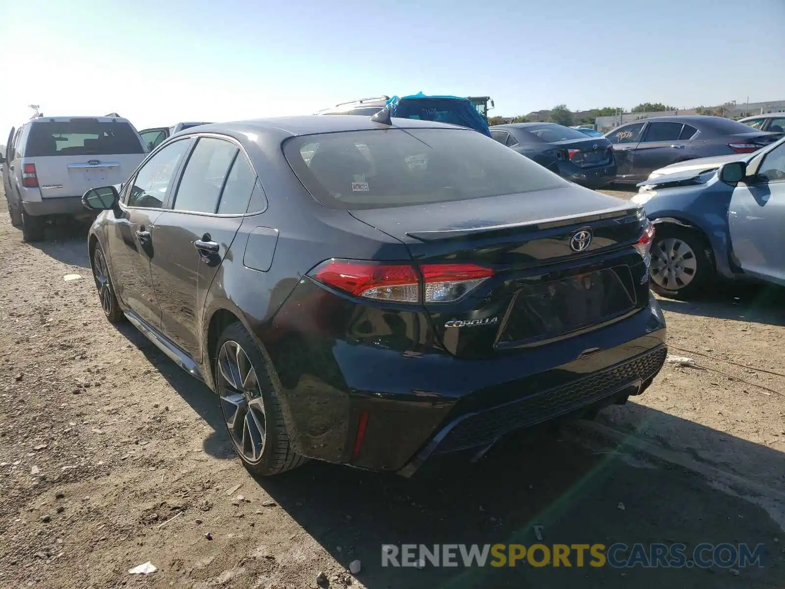 3 Photograph of a damaged car JTDS4RCEXLJ043171 TOYOTA COROLLA 2020