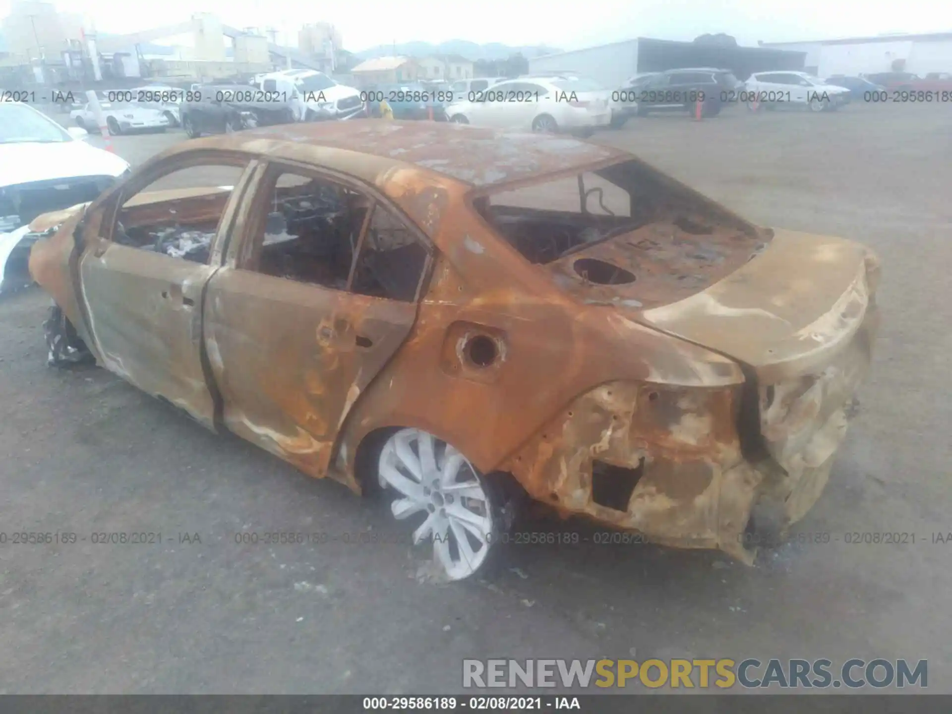 3 Photograph of a damaged car JTDS4RCEXLJ043204 TOYOTA COROLLA 2020
