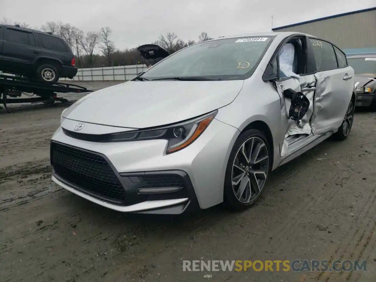 2 Photograph of a damaged car JTDS4RCEXLJ044157 TOYOTA COROLLA 2020