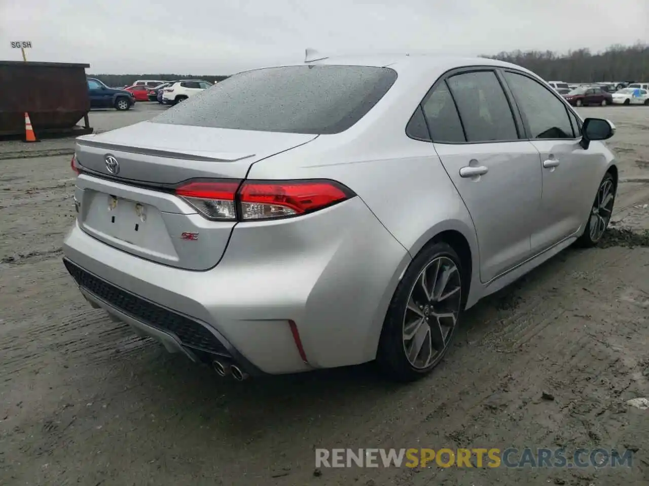 4 Photograph of a damaged car JTDS4RCEXLJ044157 TOYOTA COROLLA 2020