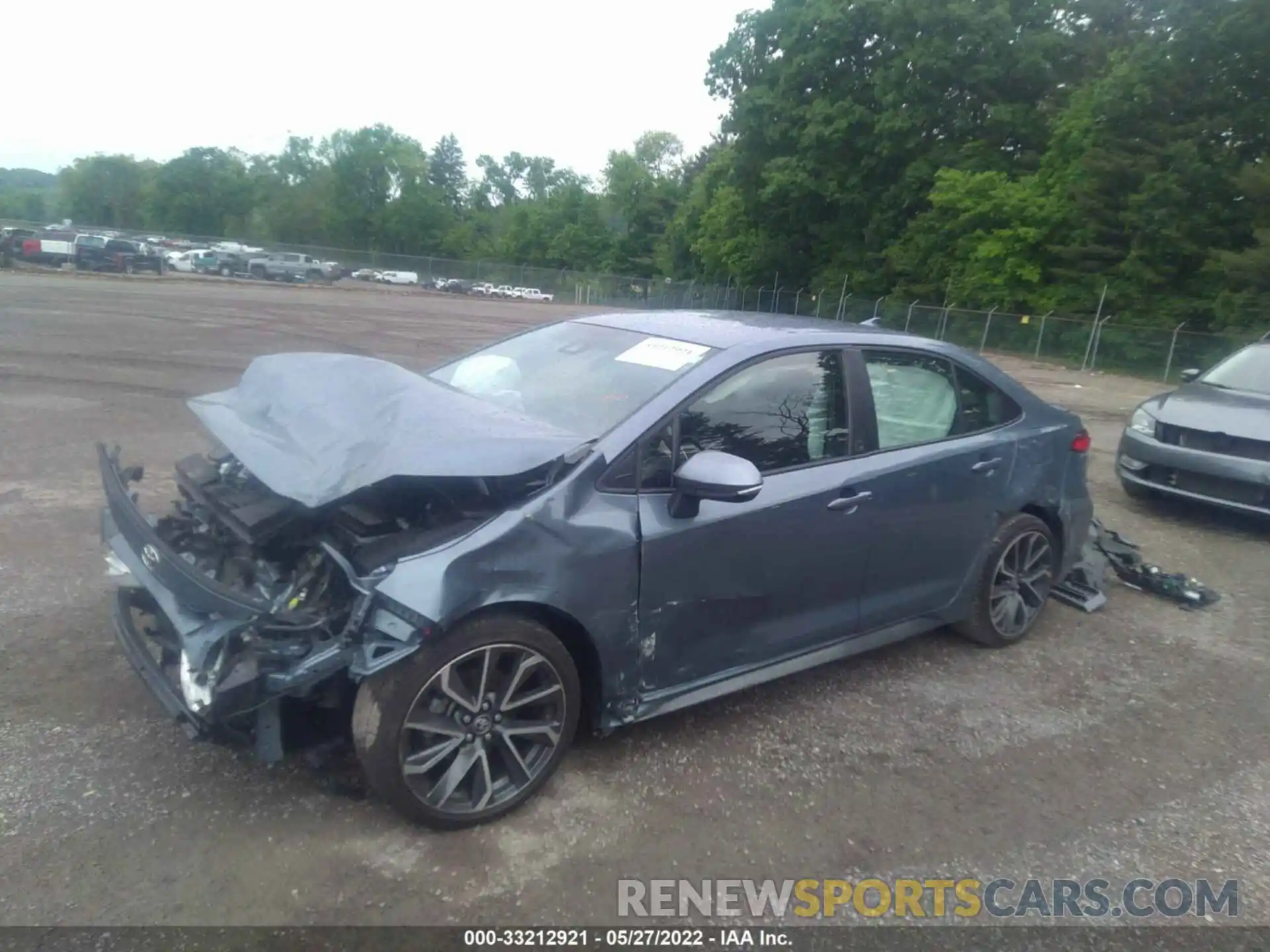 2 Photograph of a damaged car JTDS4RCEXLJ045437 TOYOTA COROLLA 2020