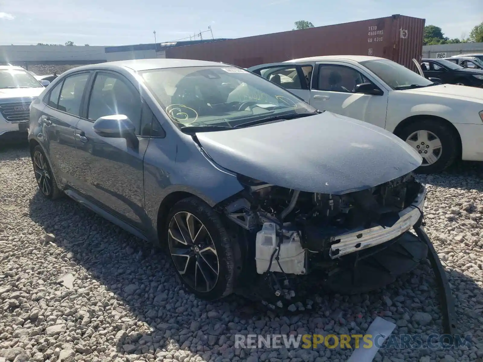 1 Photograph of a damaged car JTDS4RCEXLJ046054 TOYOTA COROLLA 2020