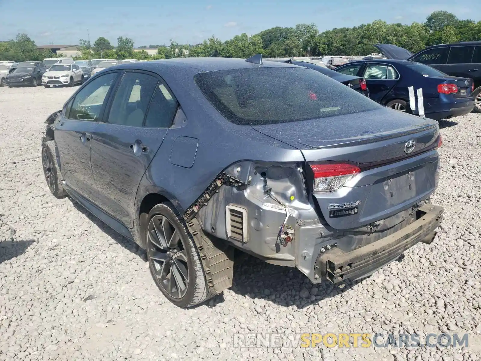 3 Photograph of a damaged car JTDS4RCEXLJ046054 TOYOTA COROLLA 2020