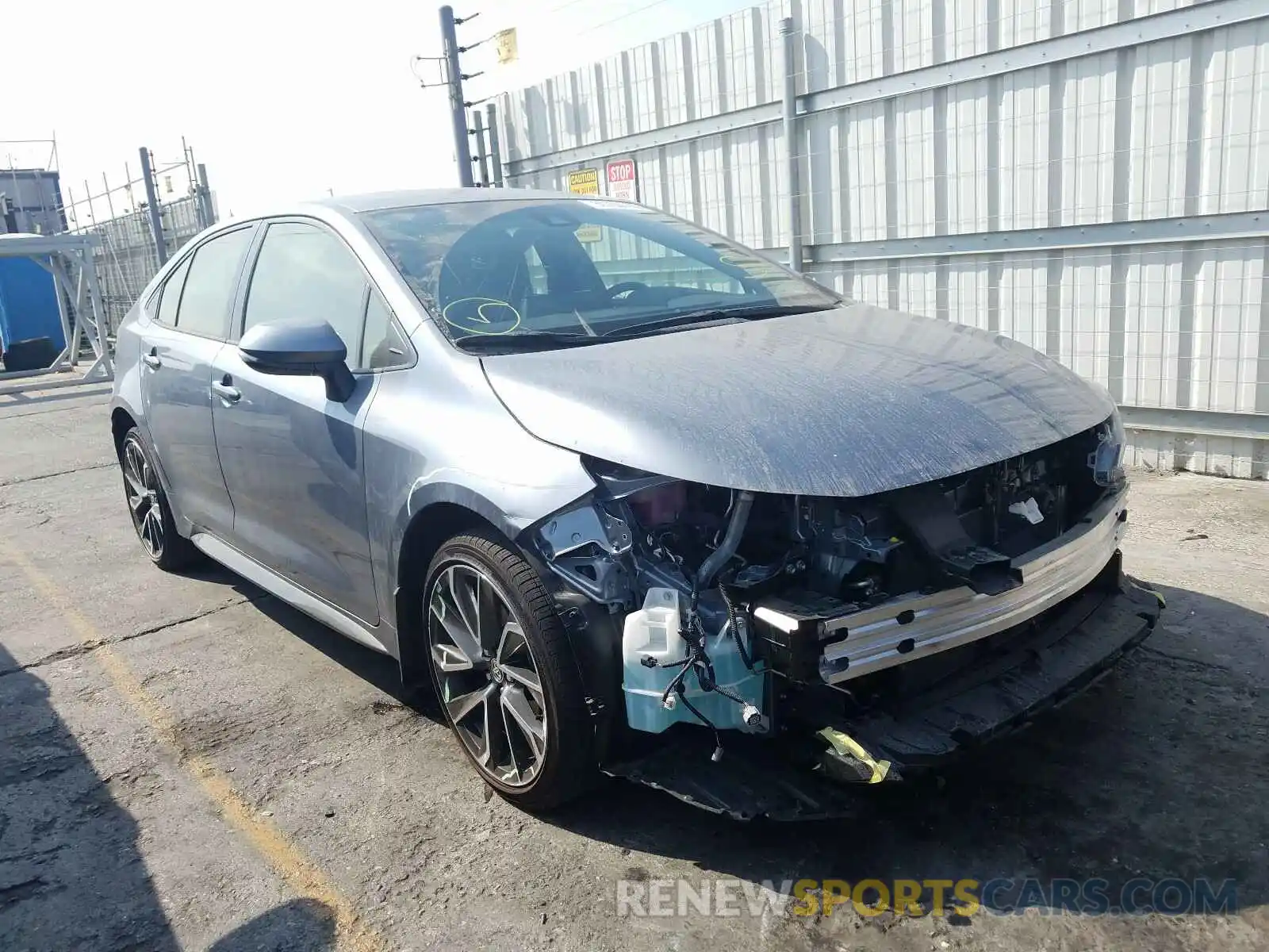 1 Photograph of a damaged car JTDS4RCEXLJ047480 TOYOTA COROLLA 2020