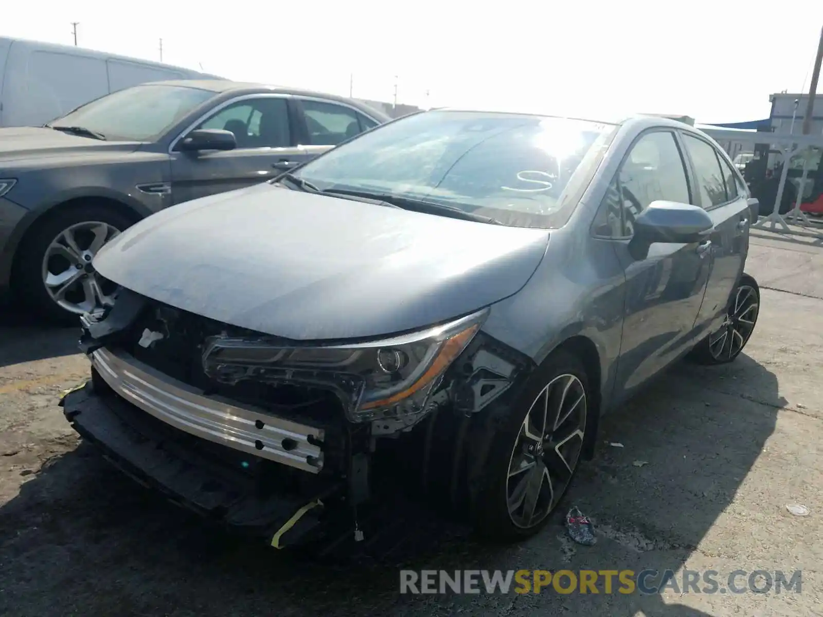 2 Photograph of a damaged car JTDS4RCEXLJ047480 TOYOTA COROLLA 2020