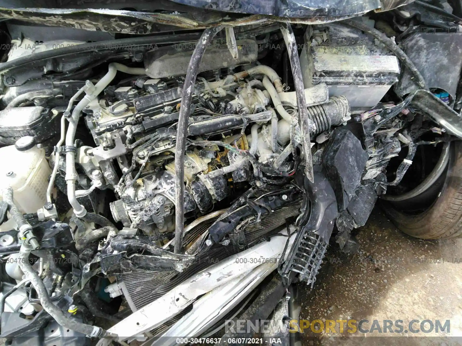10 Photograph of a damaged car JTDS4RCEXLJ047978 TOYOTA COROLLA 2020