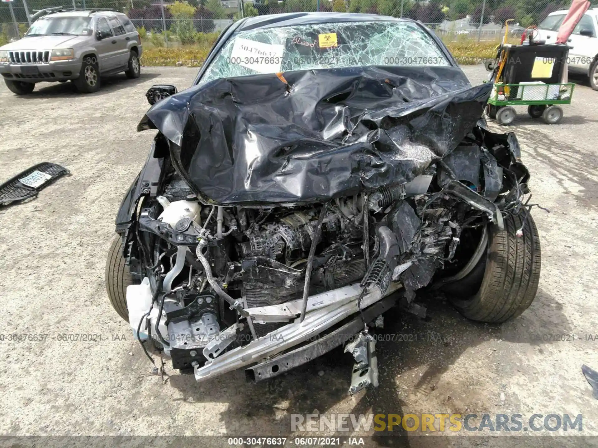 6 Photograph of a damaged car JTDS4RCEXLJ047978 TOYOTA COROLLA 2020