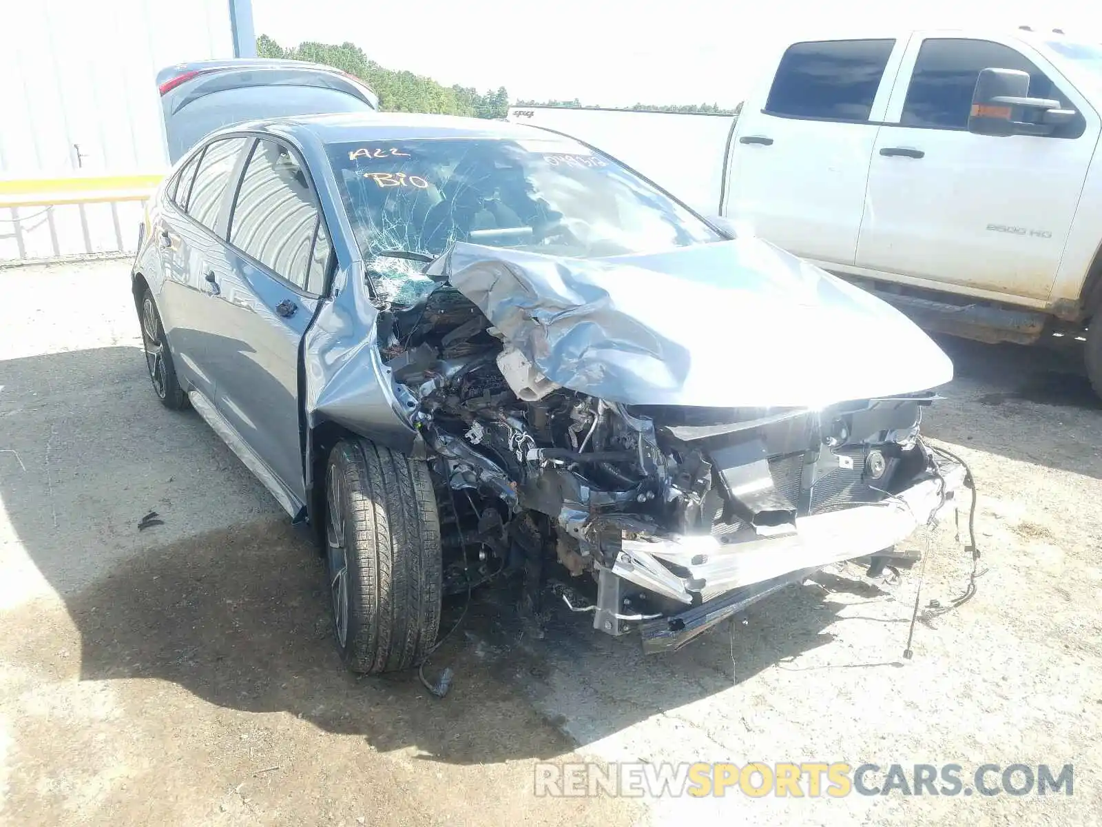 1 Photograph of a damaged car JTDS4RCEXLJ049312 TOYOTA COROLLA 2020