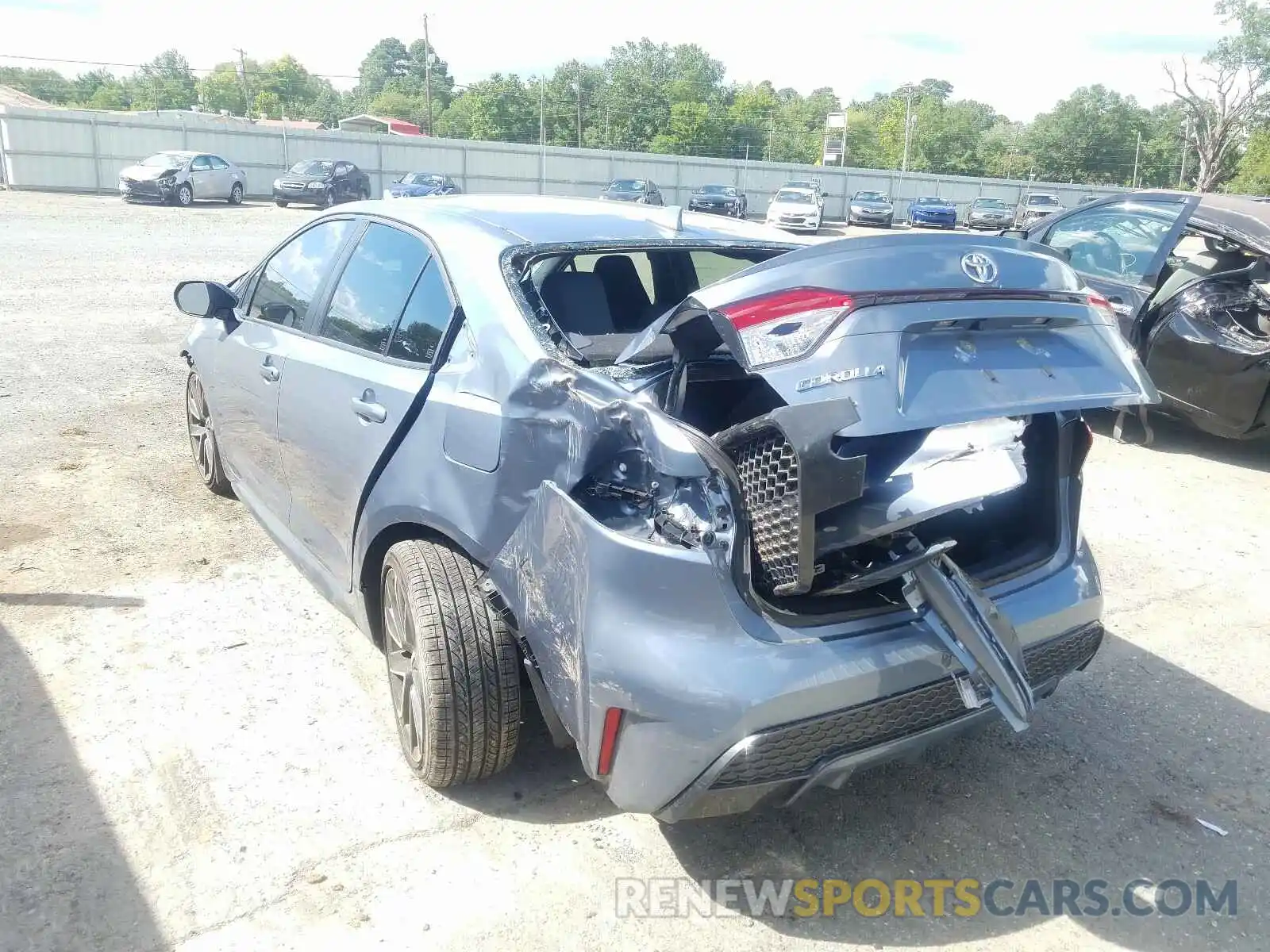 3 Photograph of a damaged car JTDS4RCEXLJ049312 TOYOTA COROLLA 2020