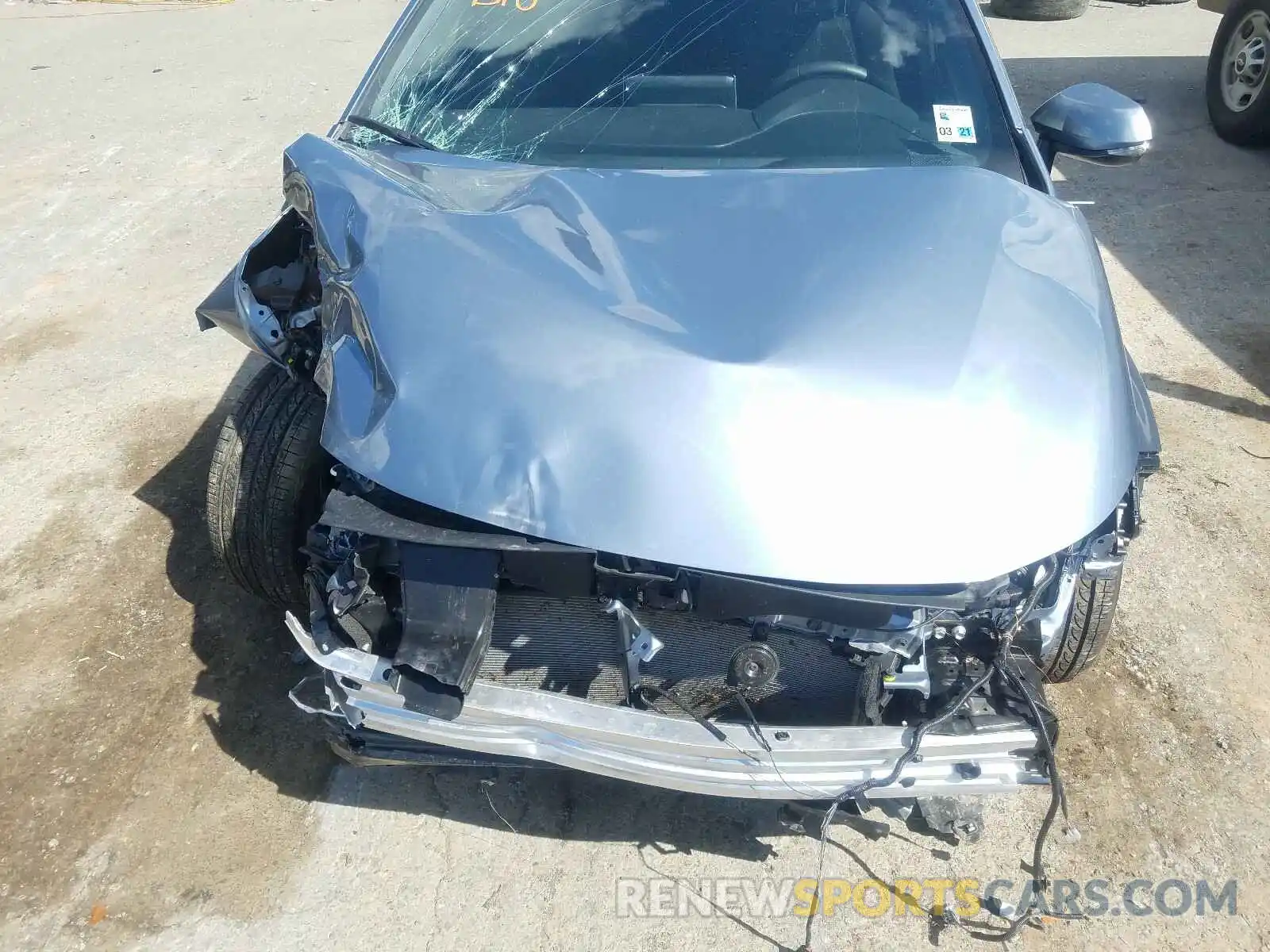 7 Photograph of a damaged car JTDS4RCEXLJ049312 TOYOTA COROLLA 2020