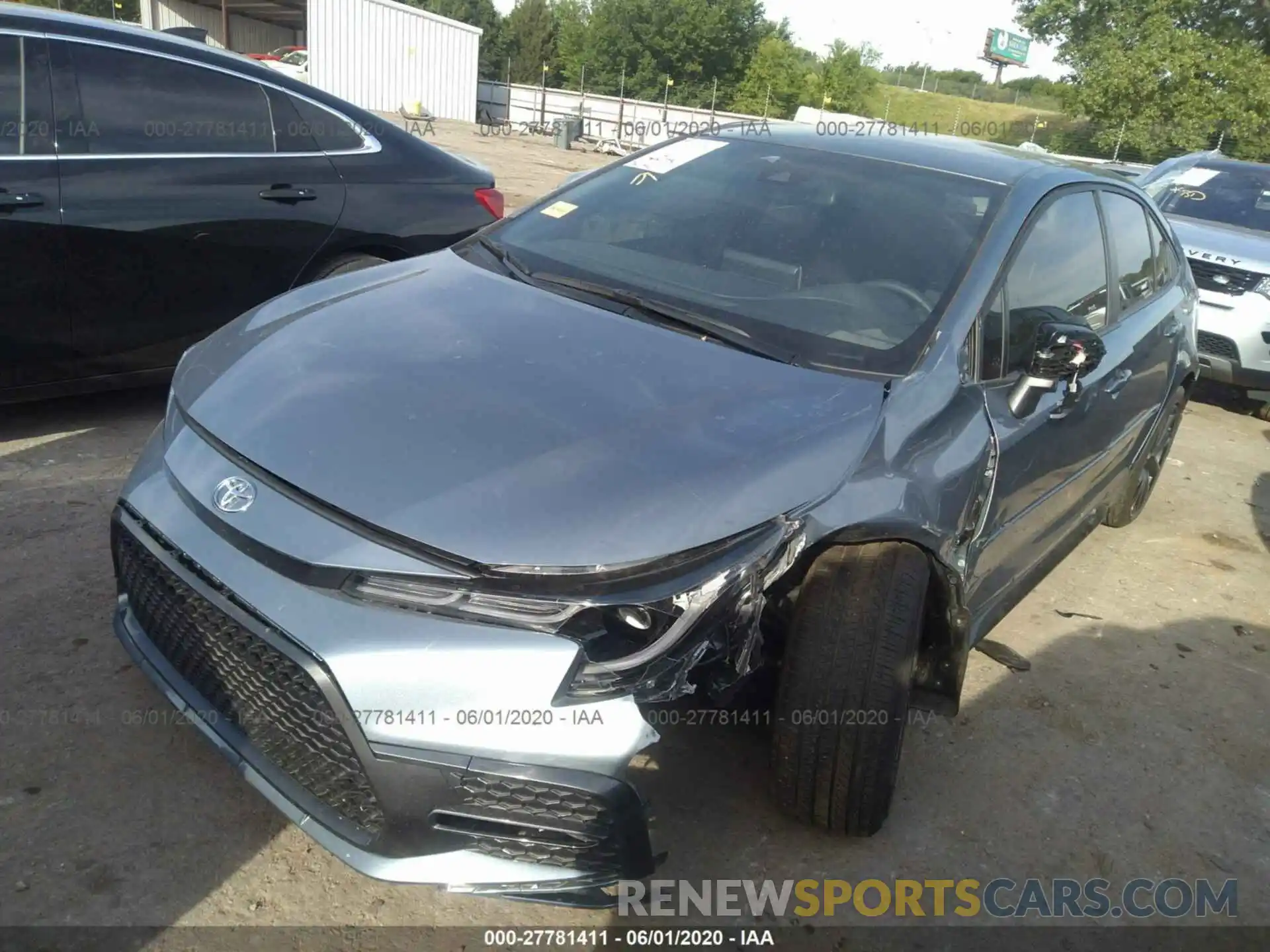 2 Photograph of a damaged car JTDS4RCEXLJ049424 TOYOTA COROLLA 2020