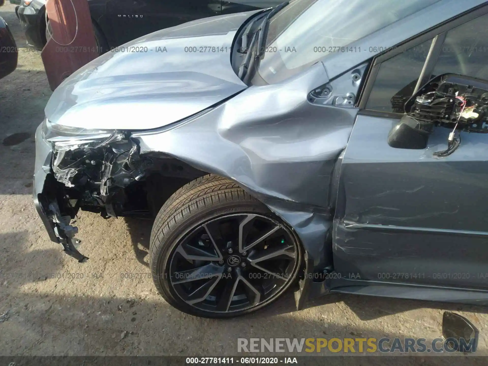 6 Photograph of a damaged car JTDS4RCEXLJ049424 TOYOTA COROLLA 2020