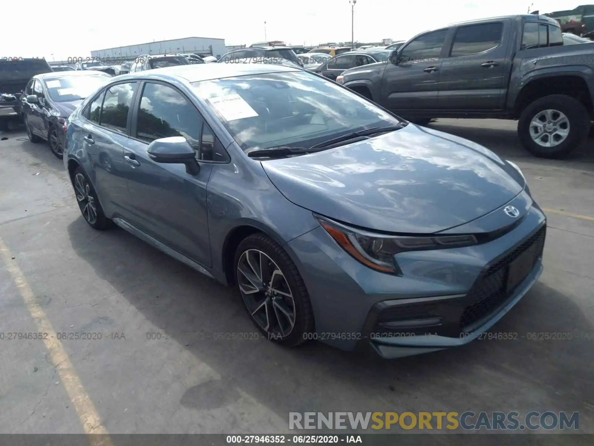 1 Photograph of a damaged car JTDS4RCEXLJ049567 TOYOTA COROLLA 2020