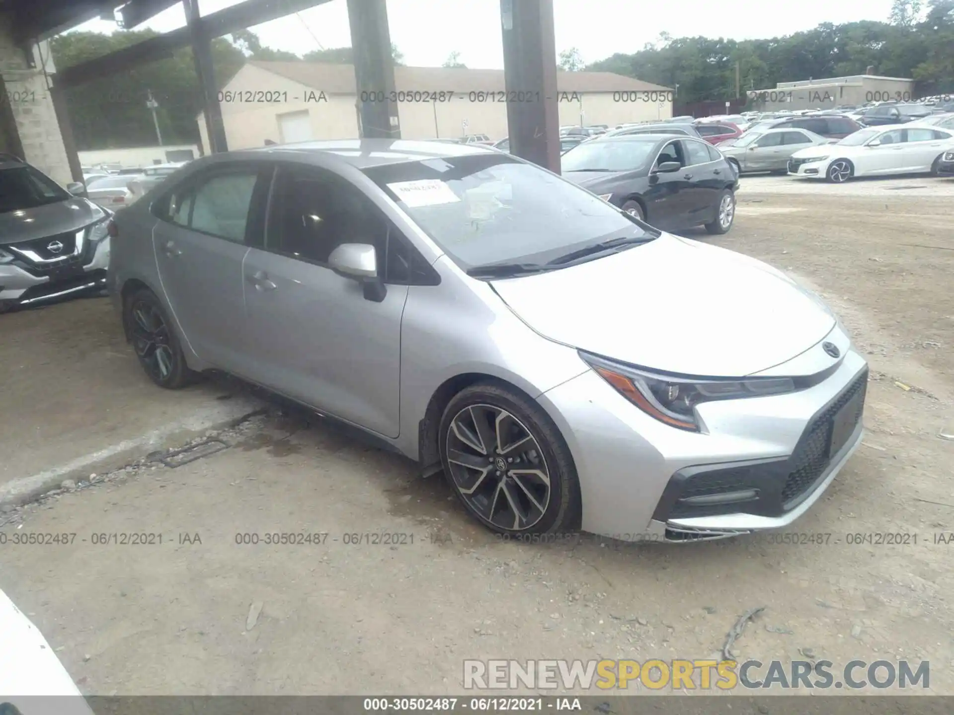 1 Photograph of a damaged car JTDS4RCEXLJ051383 TOYOTA COROLLA 2020