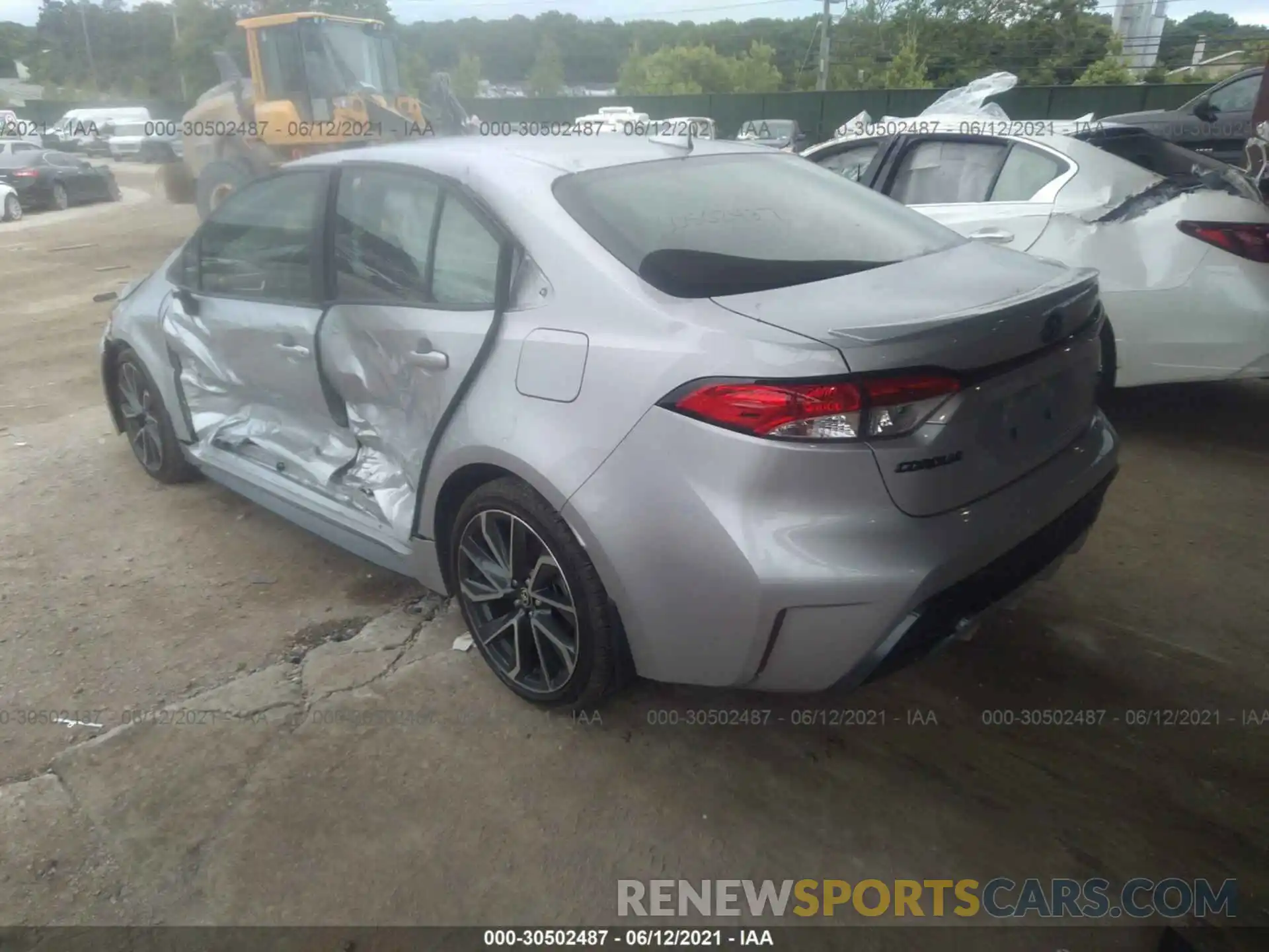 3 Photograph of a damaged car JTDS4RCEXLJ051383 TOYOTA COROLLA 2020