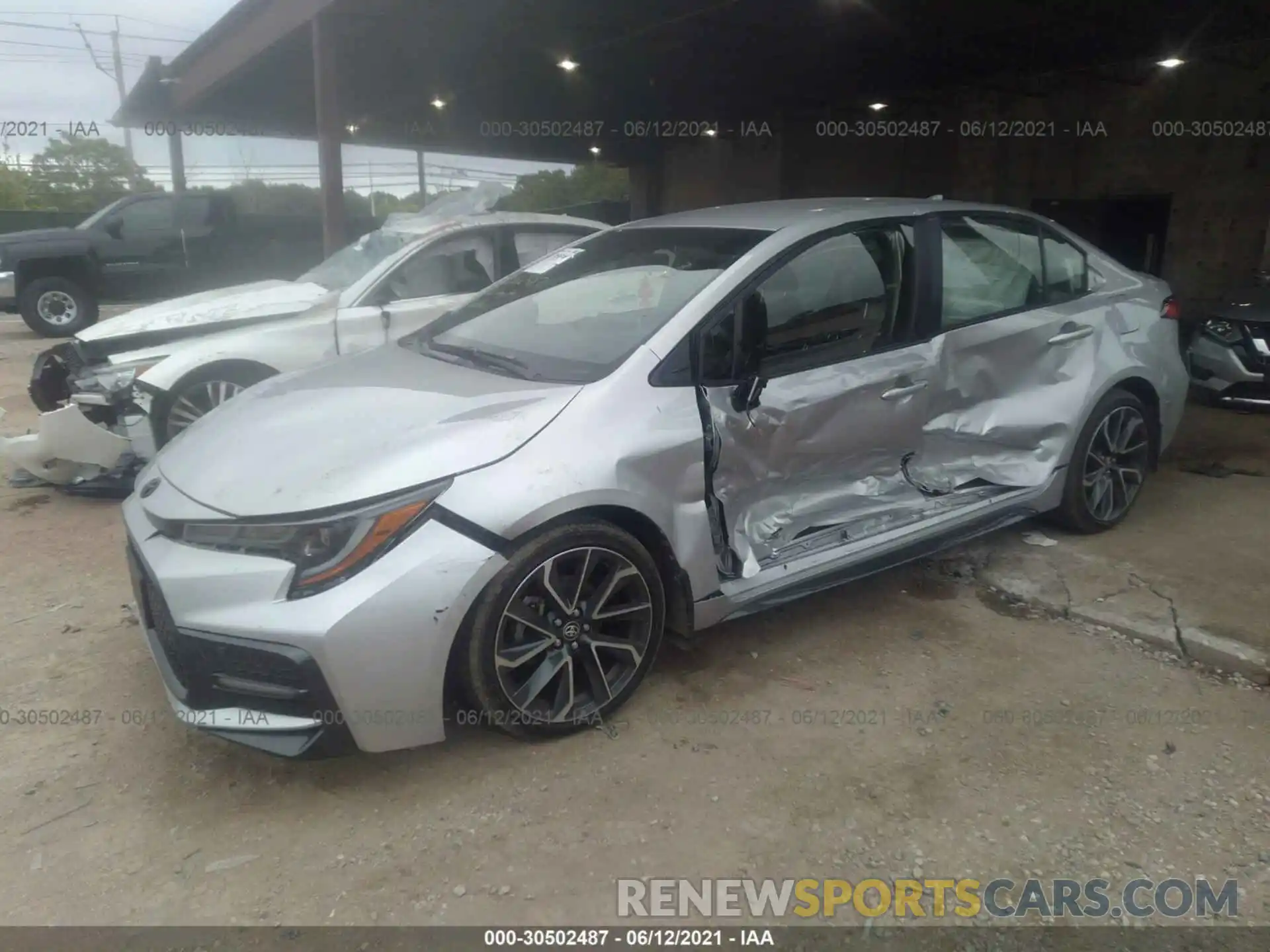 6 Photograph of a damaged car JTDS4RCEXLJ051383 TOYOTA COROLLA 2020