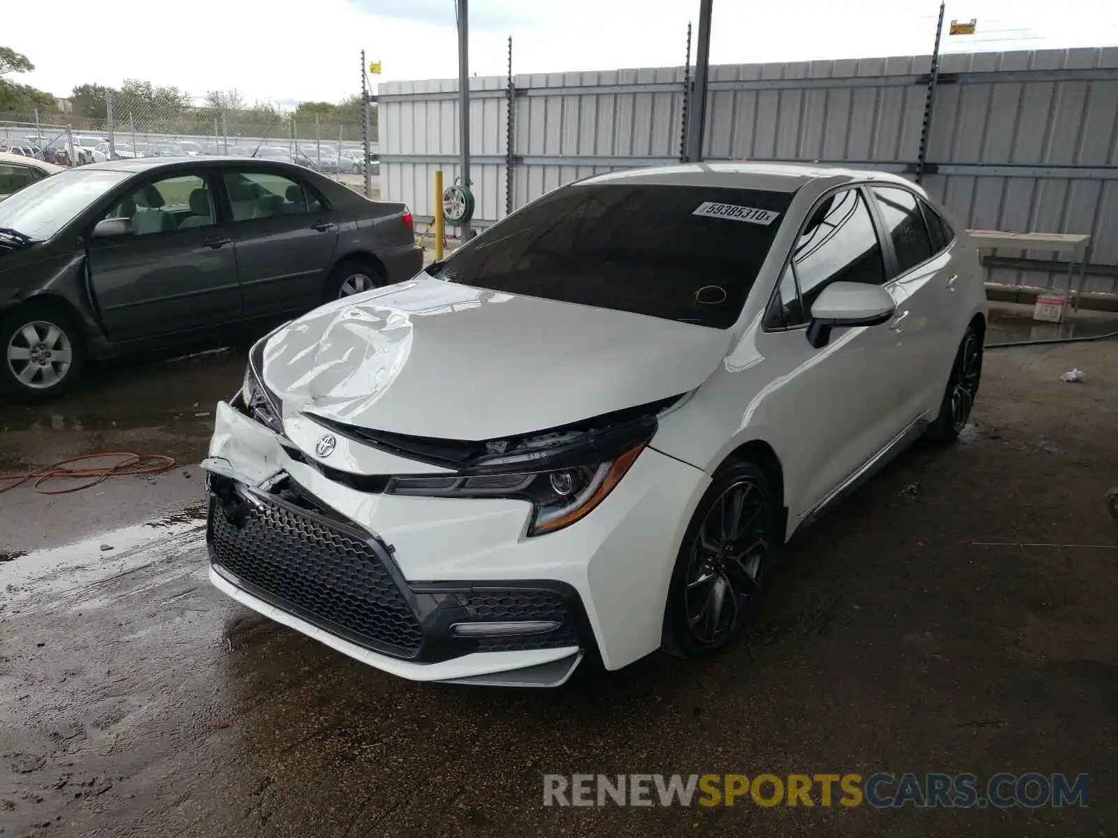 2 Photograph of a damaged car JTDS4RCEXLJ051660 TOYOTA COROLLA 2020