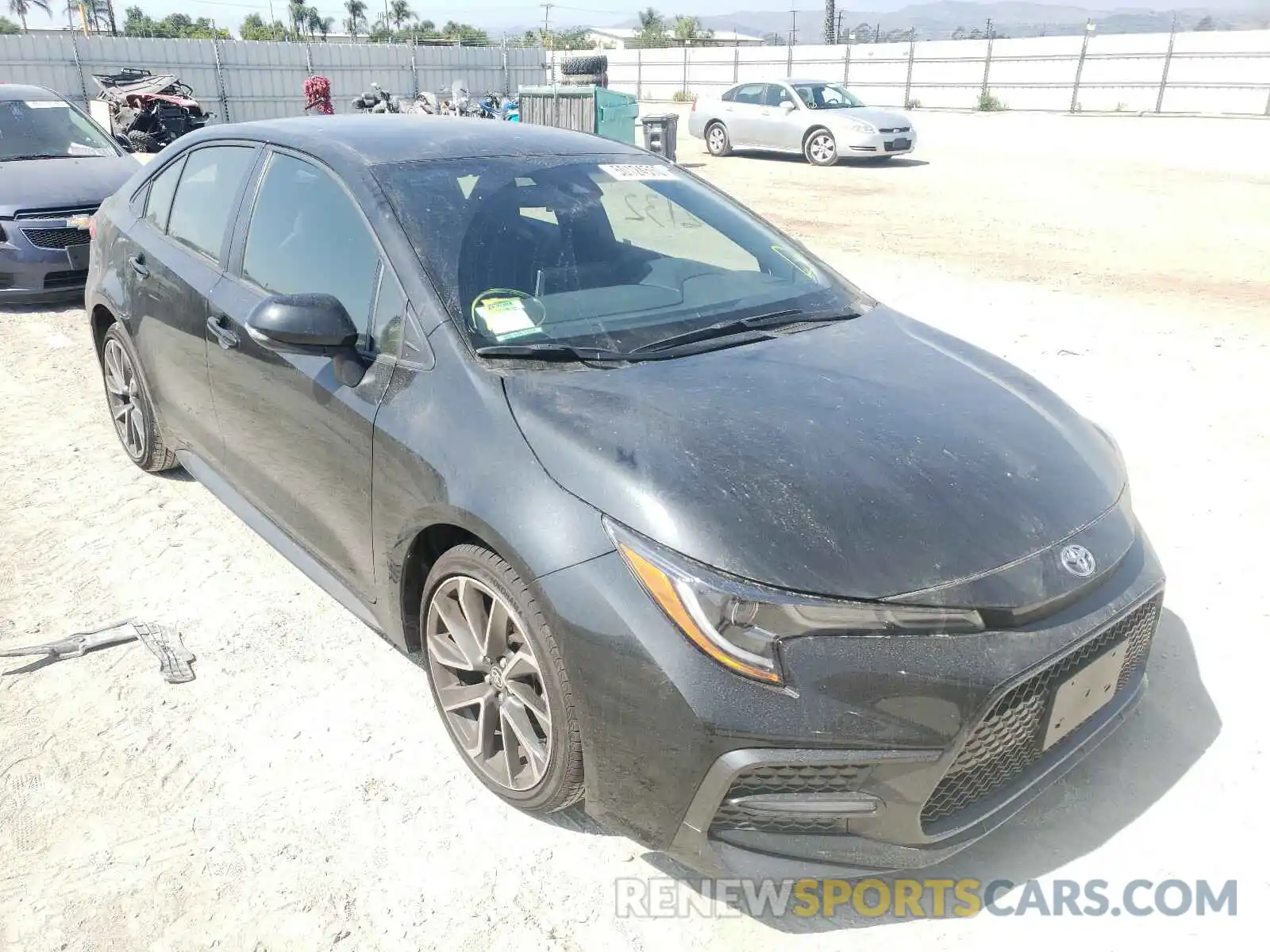 1 Photograph of a damaged car JTDS4RCEXLJ052369 TOYOTA COROLLA 2020