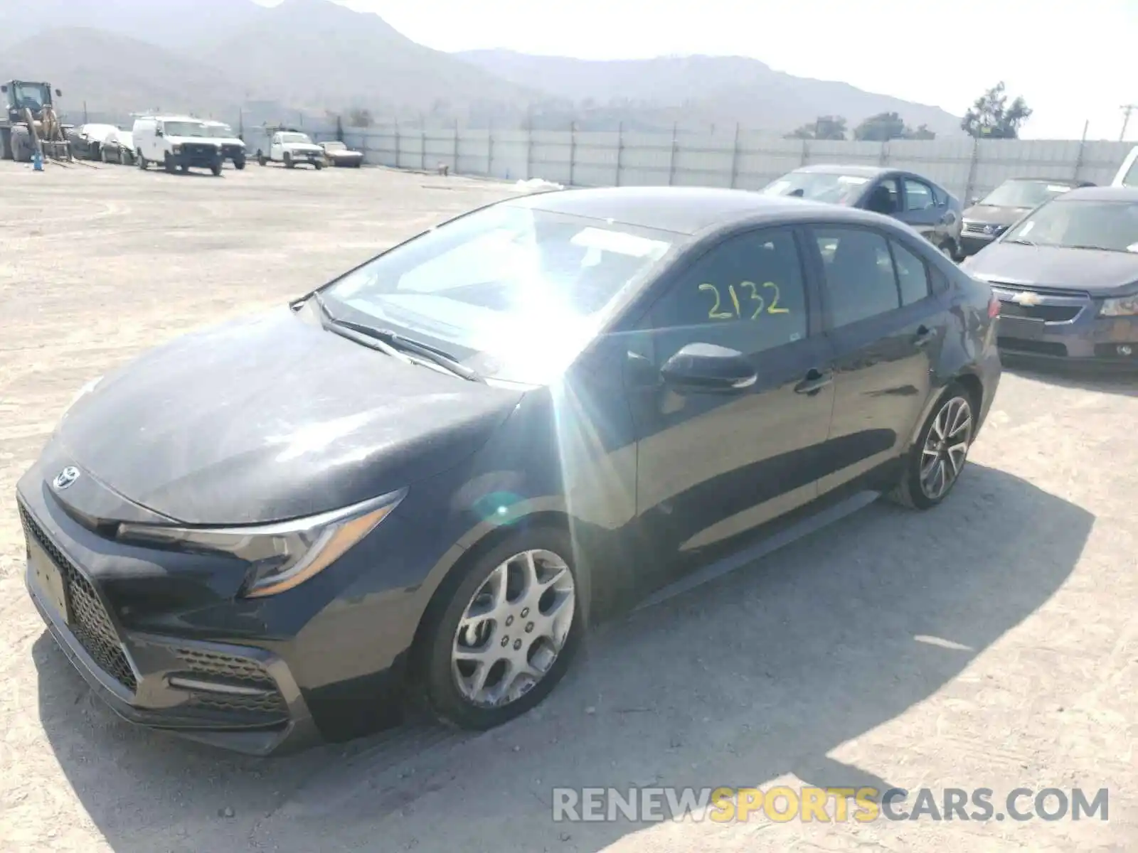 2 Photograph of a damaged car JTDS4RCEXLJ052369 TOYOTA COROLLA 2020