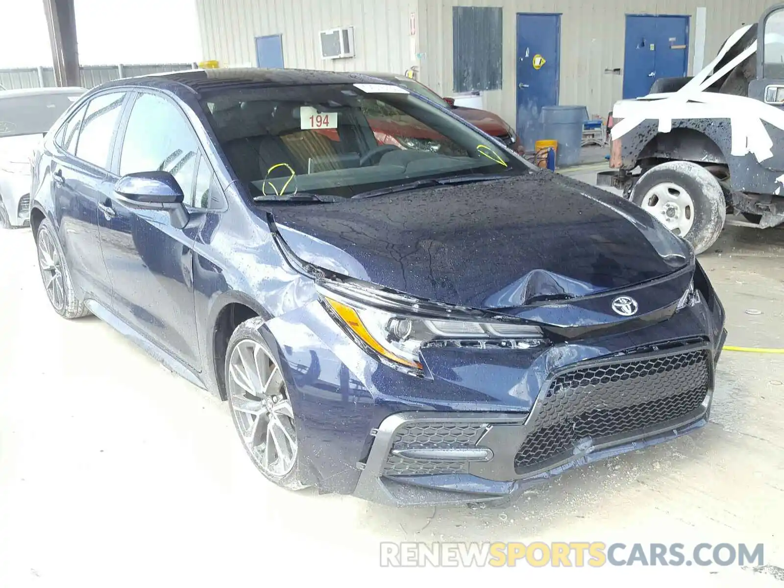 1 Photograph of a damaged car JTDS4RCEXLJ052999 TOYOTA COROLLA 2020