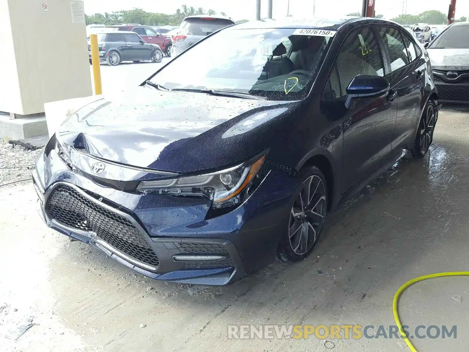 2 Photograph of a damaged car JTDS4RCEXLJ052999 TOYOTA COROLLA 2020