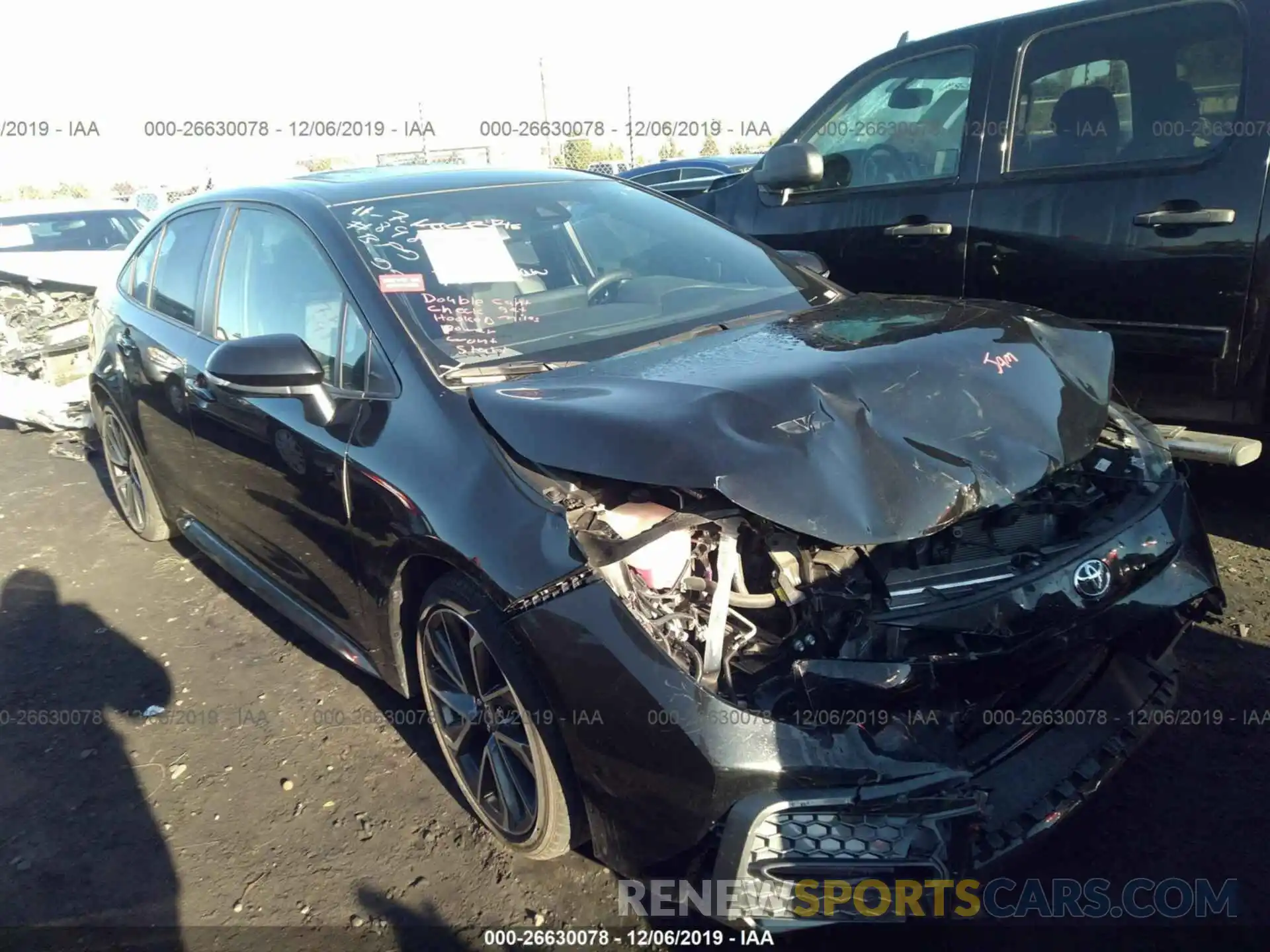 1 Photograph of a damaged car JTDT4RCE0LJ008983 TOYOTA COROLLA 2020