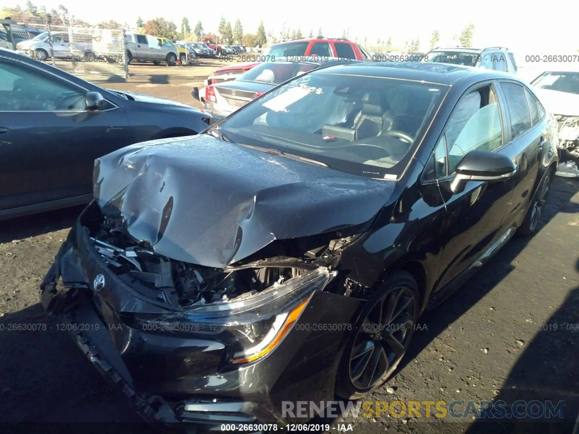 2 Photograph of a damaged car JTDT4RCE0LJ008983 TOYOTA COROLLA 2020