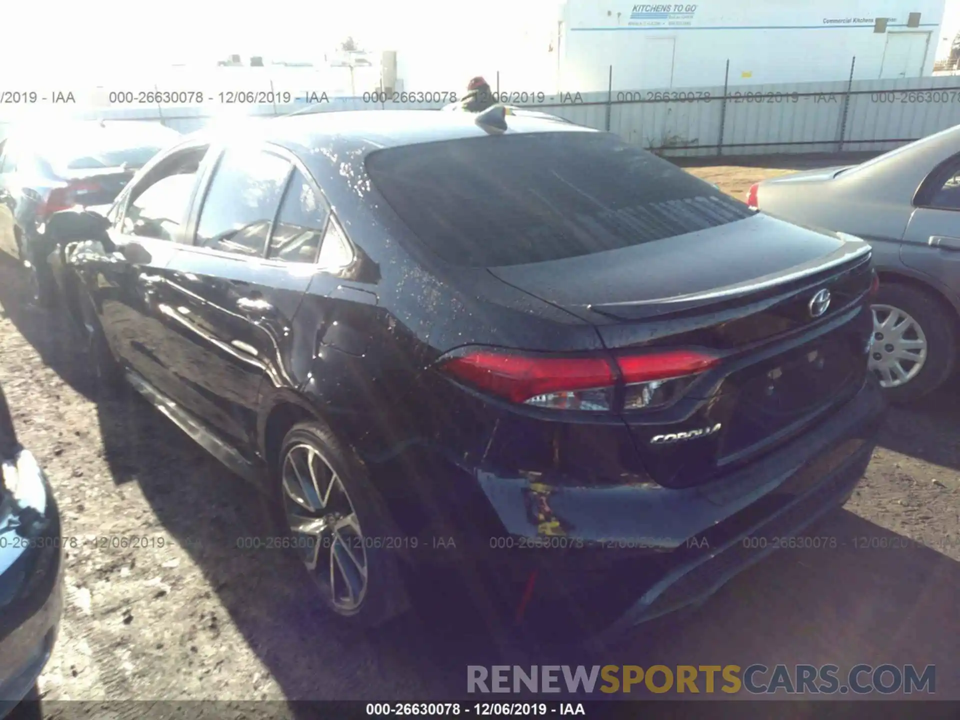 3 Photograph of a damaged car JTDT4RCE0LJ008983 TOYOTA COROLLA 2020