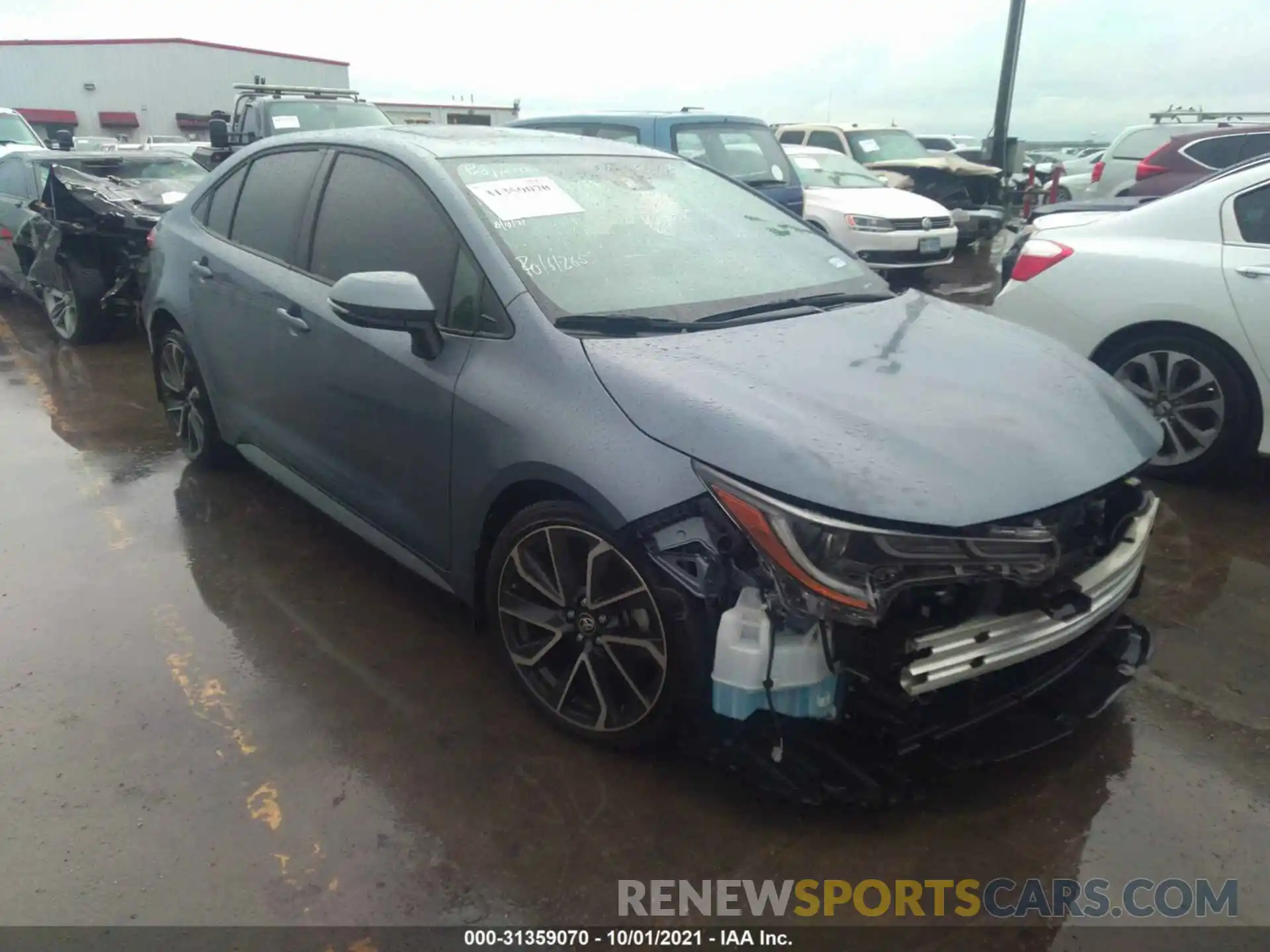 1 Photograph of a damaged car JTDT4RCE0LJ009437 TOYOTA COROLLA 2020