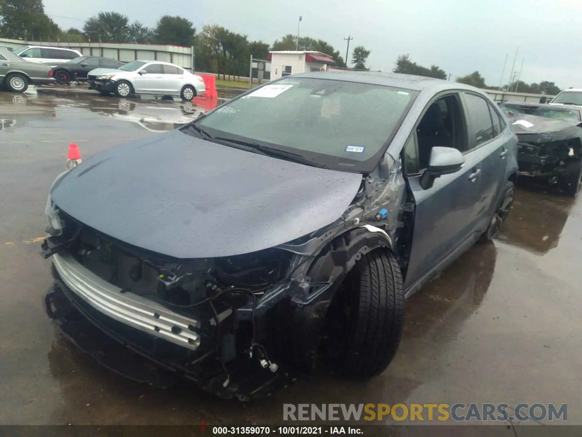 6 Photograph of a damaged car JTDT4RCE0LJ009437 TOYOTA COROLLA 2020