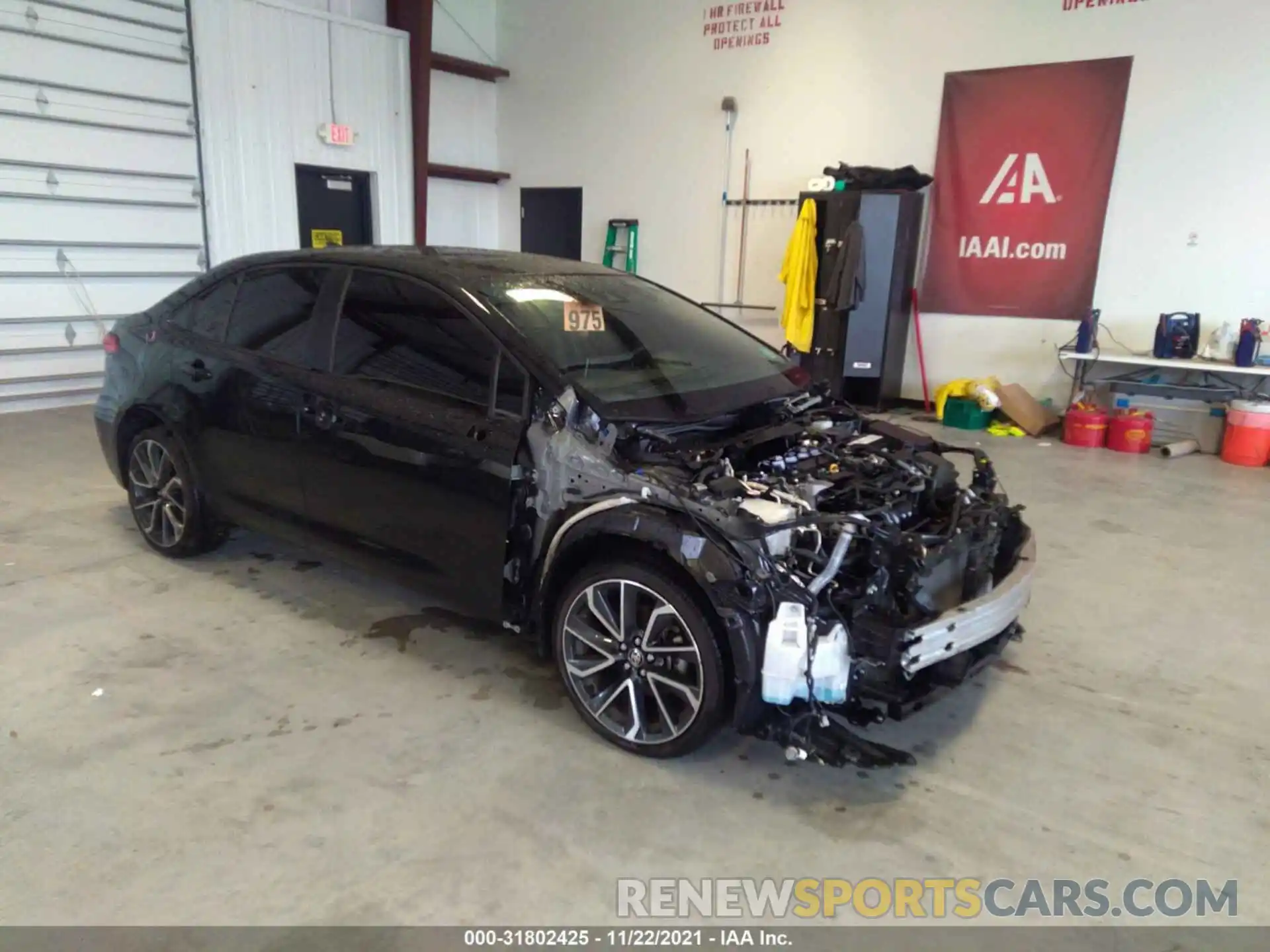 1 Photograph of a damaged car JTDT4RCE0LJ016131 TOYOTA COROLLA 2020