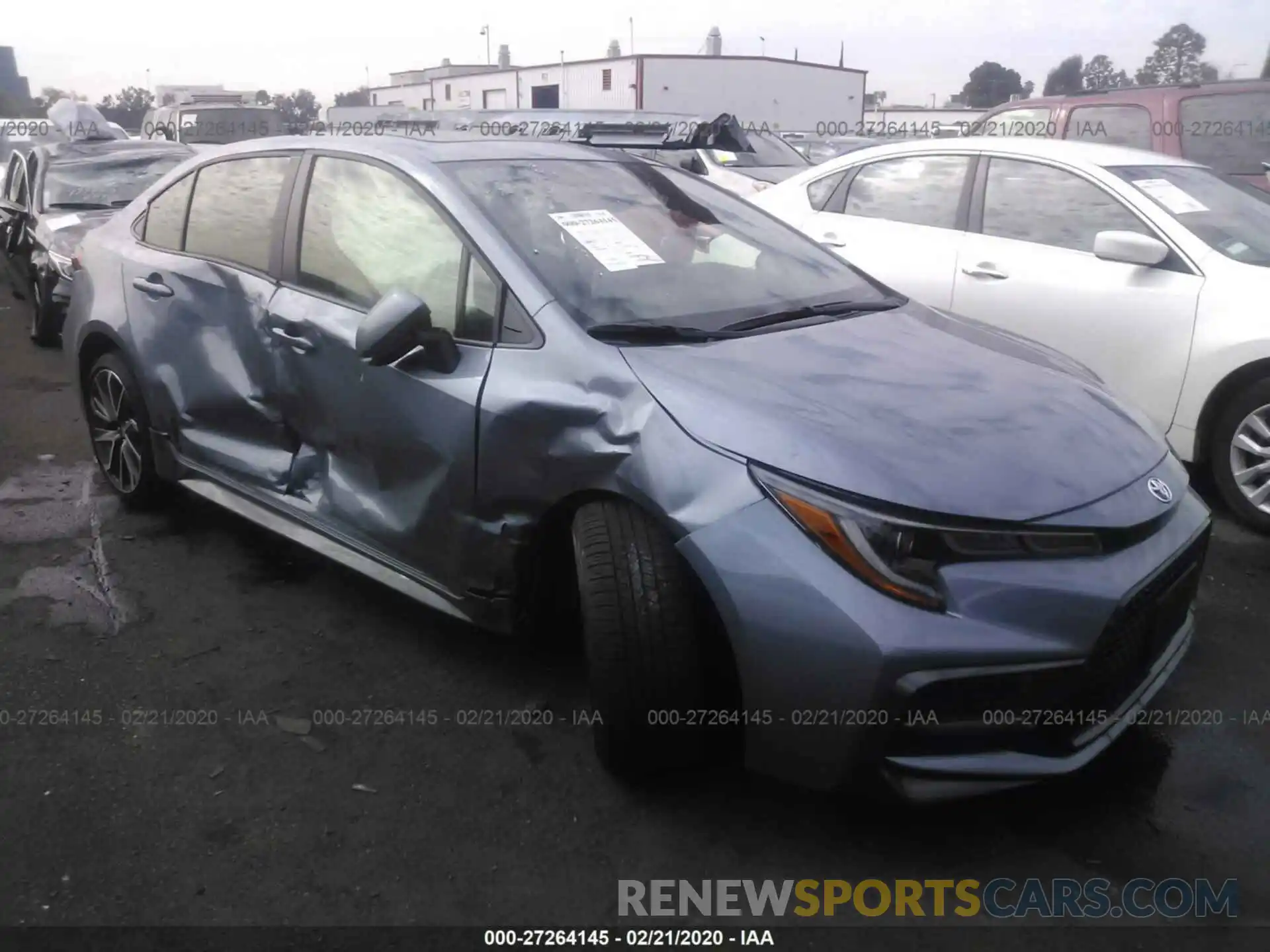 1 Photograph of a damaged car JTDT4RCE0LJ041496 TOYOTA COROLLA 2020