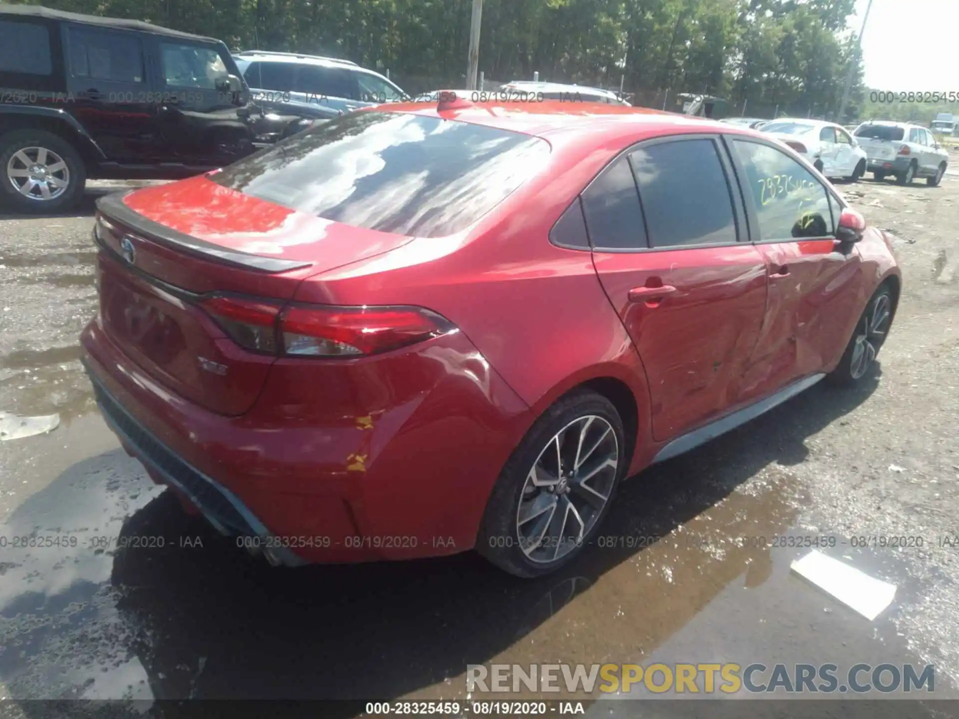 4 Photograph of a damaged car JTDT4RCE0LJ046049 TOYOTA COROLLA 2020