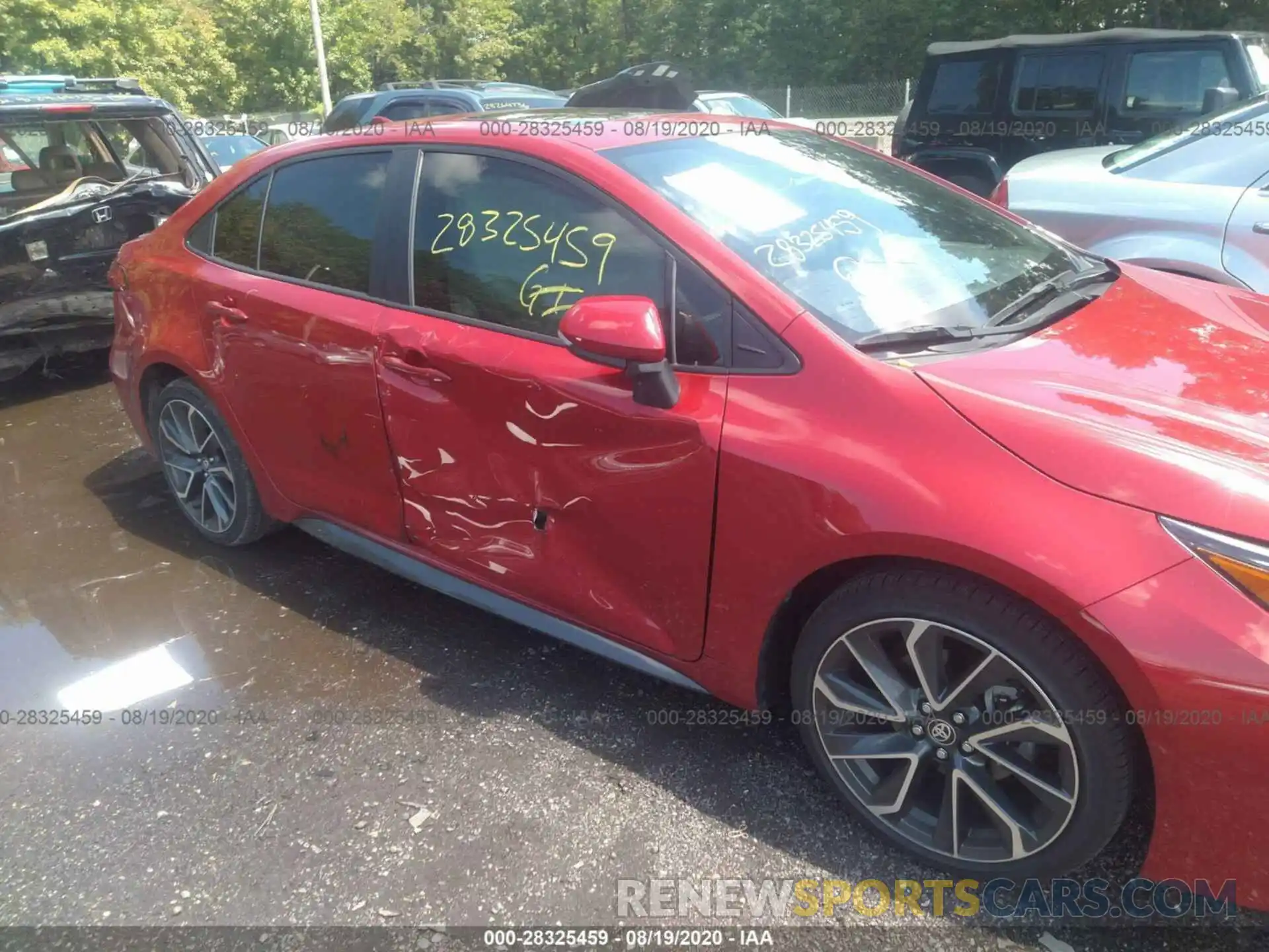 6 Photograph of a damaged car JTDT4RCE0LJ046049 TOYOTA COROLLA 2020