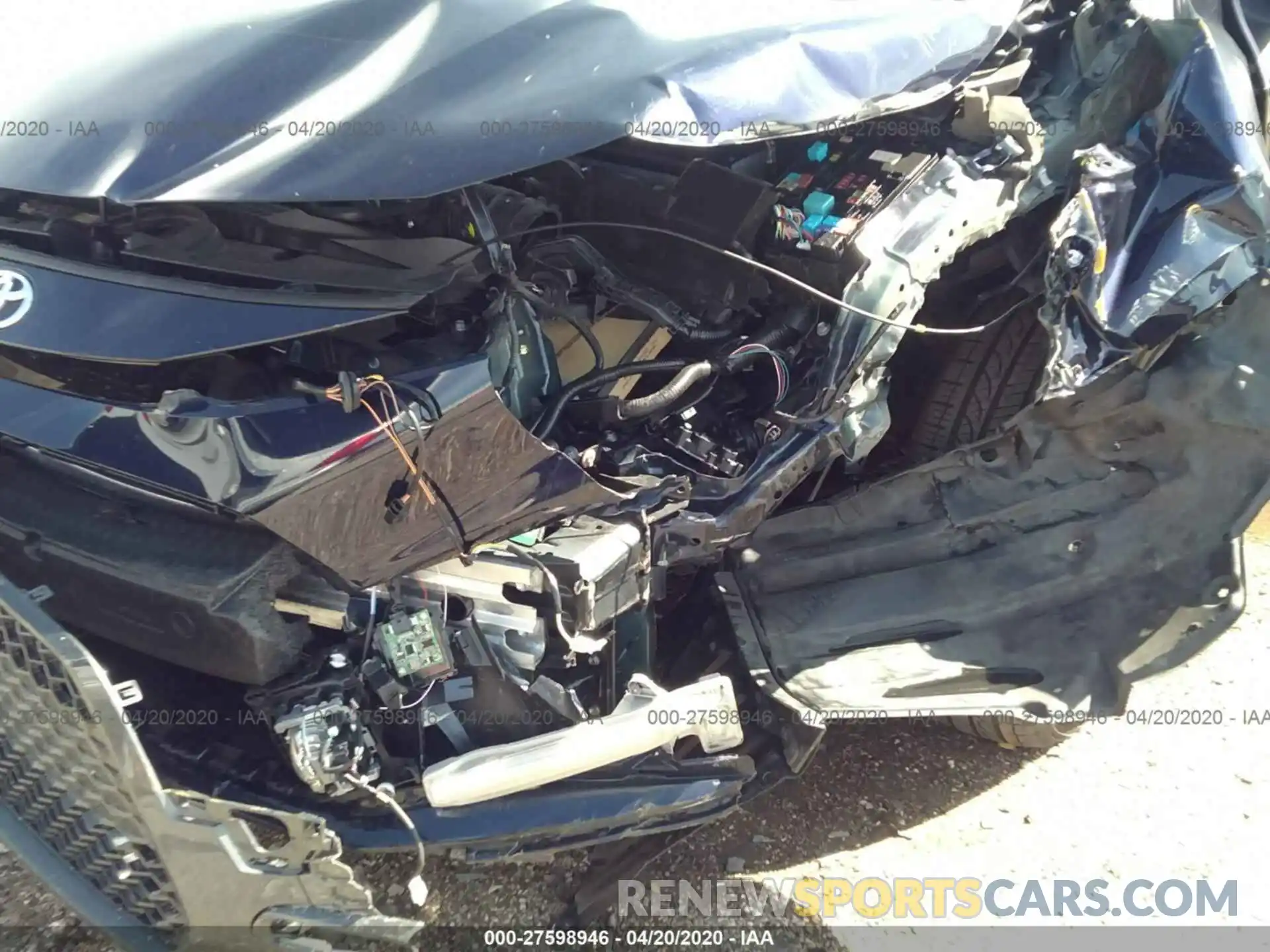 6 Photograph of a damaged car JTDT4RCE1LJ003095 TOYOTA COROLLA 2020