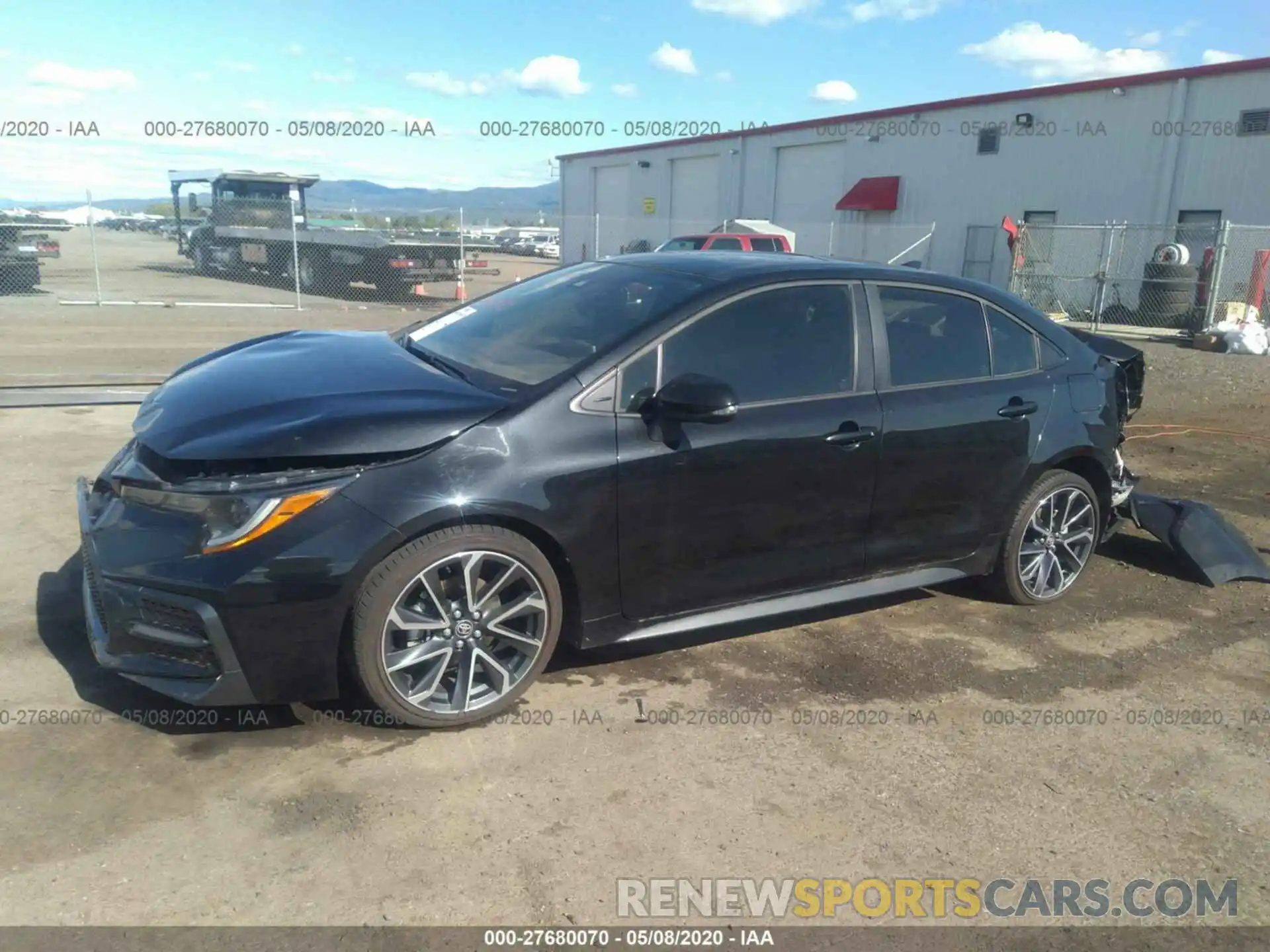 2 Photograph of a damaged car JTDT4RCE1LJ004456 TOYOTA COROLLA 2020