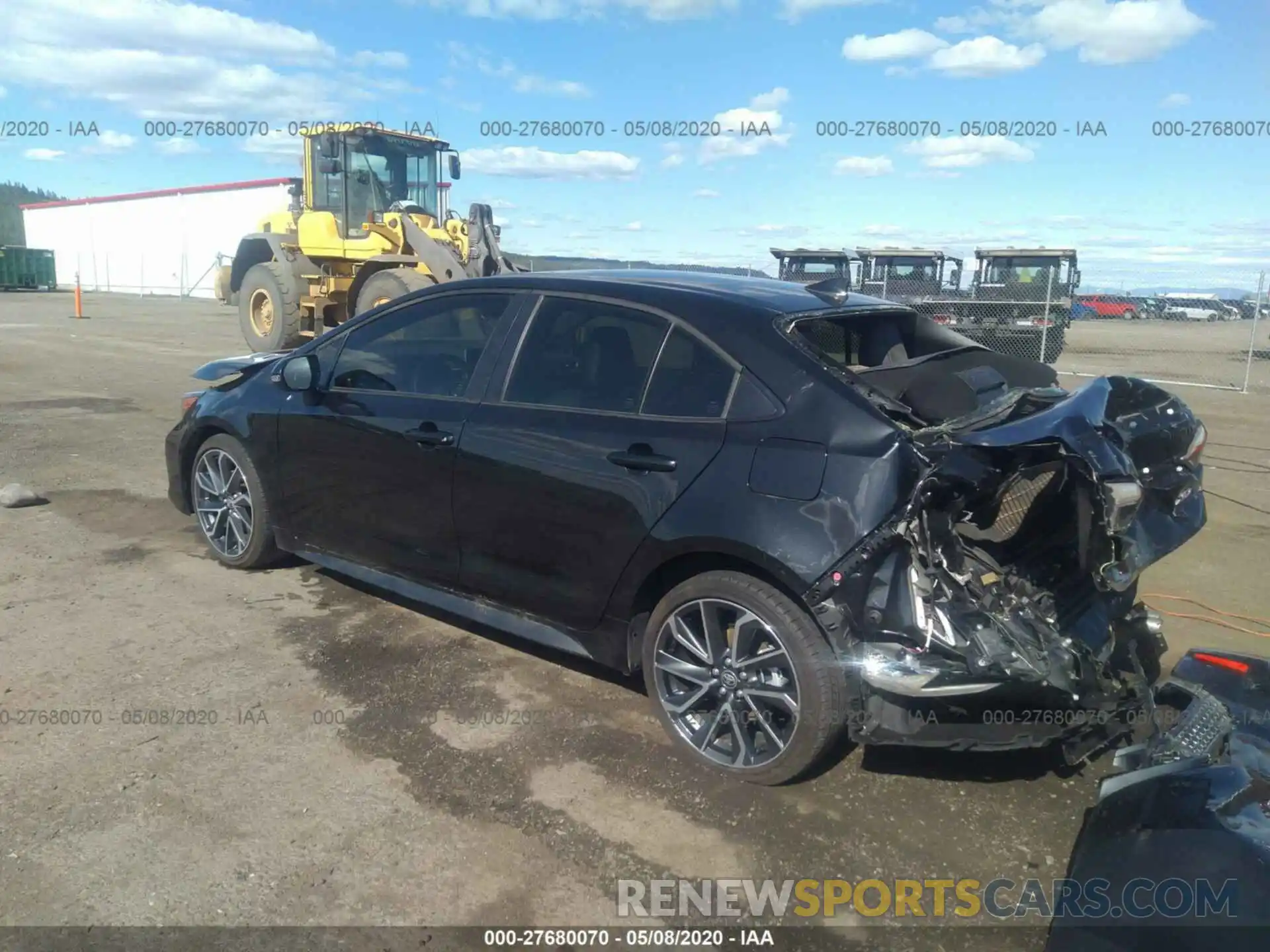 3 Photograph of a damaged car JTDT4RCE1LJ004456 TOYOTA COROLLA 2020