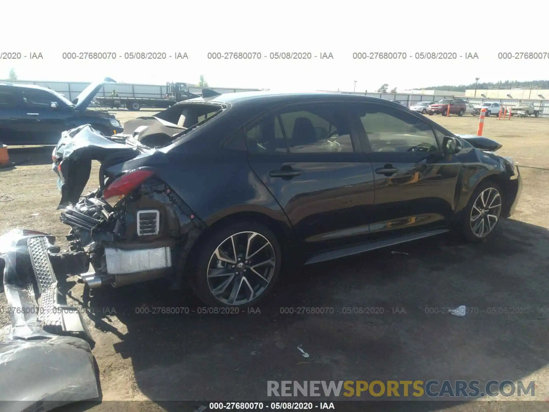 4 Photograph of a damaged car JTDT4RCE1LJ004456 TOYOTA COROLLA 2020