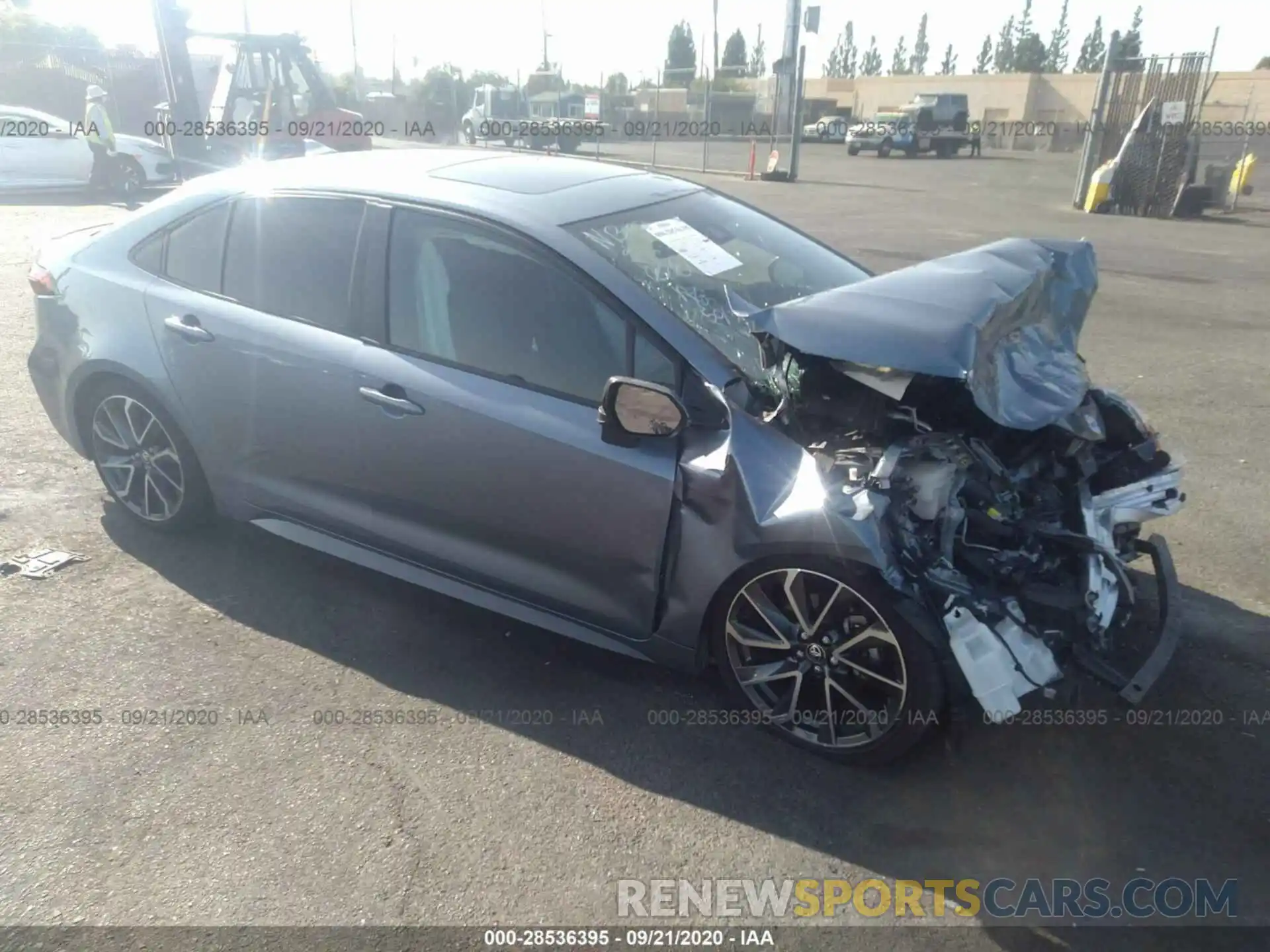 1 Photograph of a damaged car JTDT4RCE1LJ004506 TOYOTA COROLLA 2020