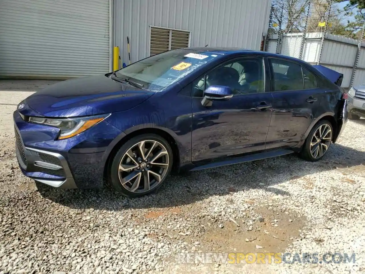 1 Photograph of a damaged car JTDT4RCE1LJ009754 TOYOTA COROLLA 2020