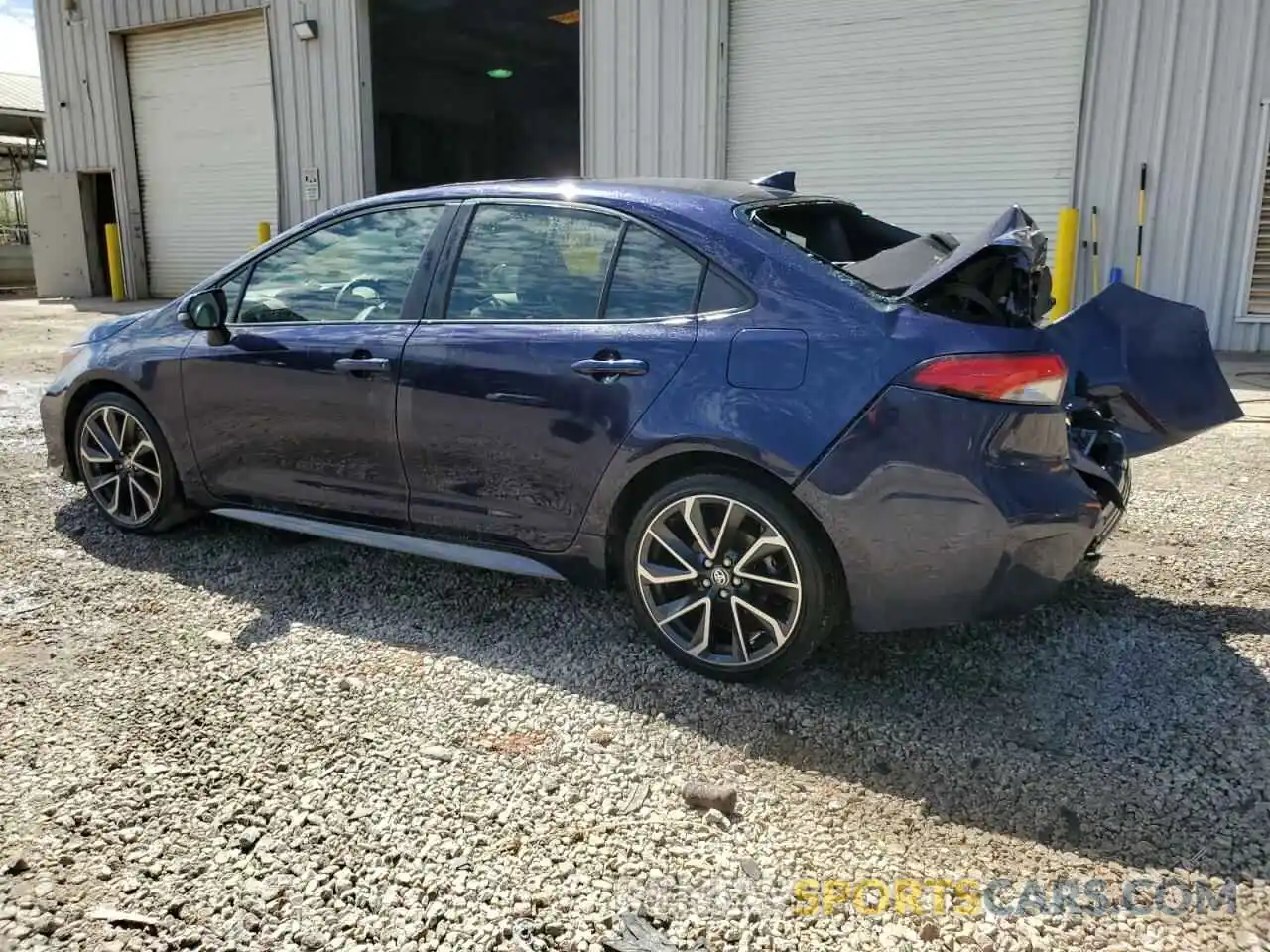 2 Photograph of a damaged car JTDT4RCE1LJ009754 TOYOTA COROLLA 2020