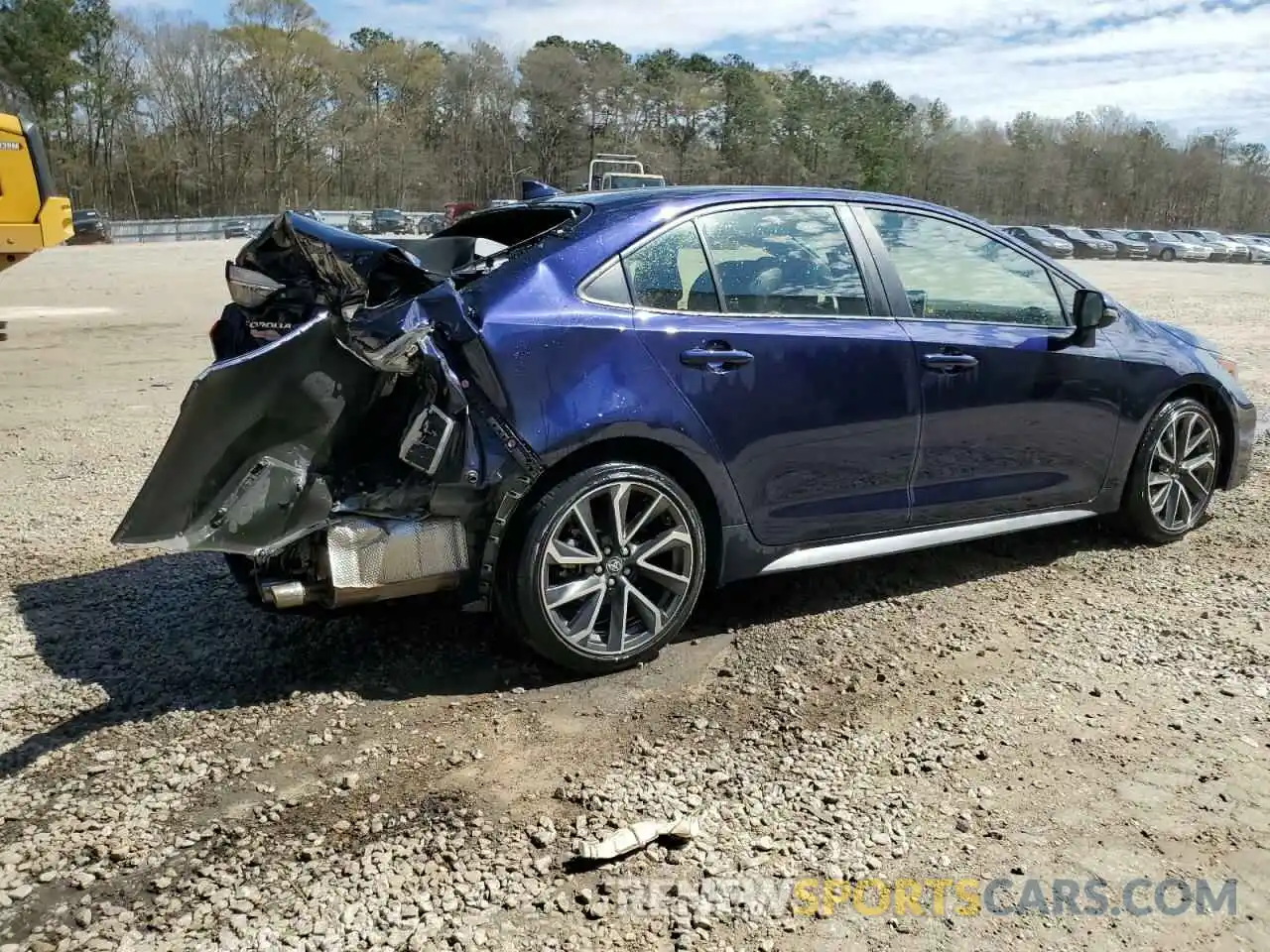 3 Photograph of a damaged car JTDT4RCE1LJ009754 TOYOTA COROLLA 2020