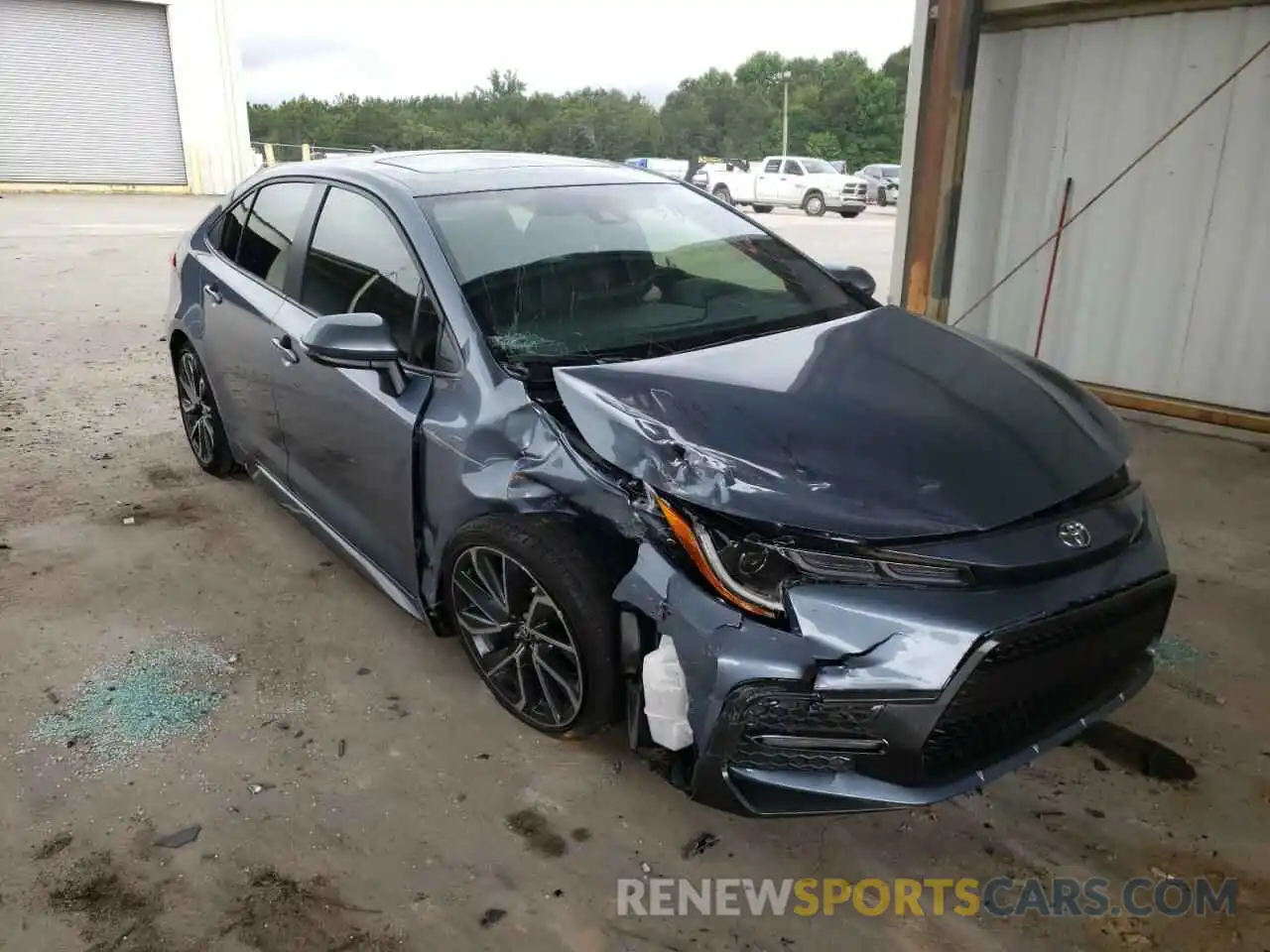 1 Photograph of a damaged car JTDT4RCE1LJ009818 TOYOTA COROLLA 2020