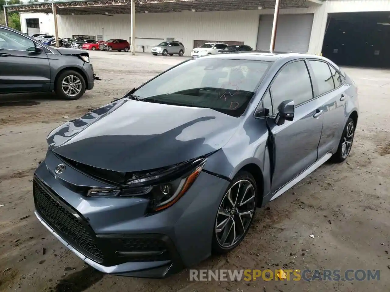 2 Photograph of a damaged car JTDT4RCE1LJ009818 TOYOTA COROLLA 2020