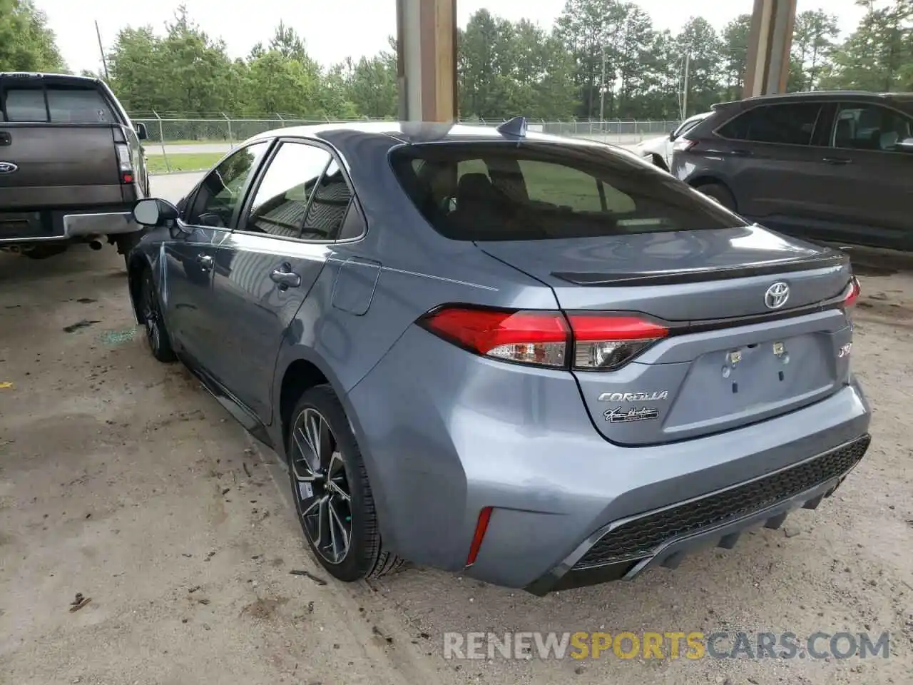 3 Photograph of a damaged car JTDT4RCE1LJ009818 TOYOTA COROLLA 2020